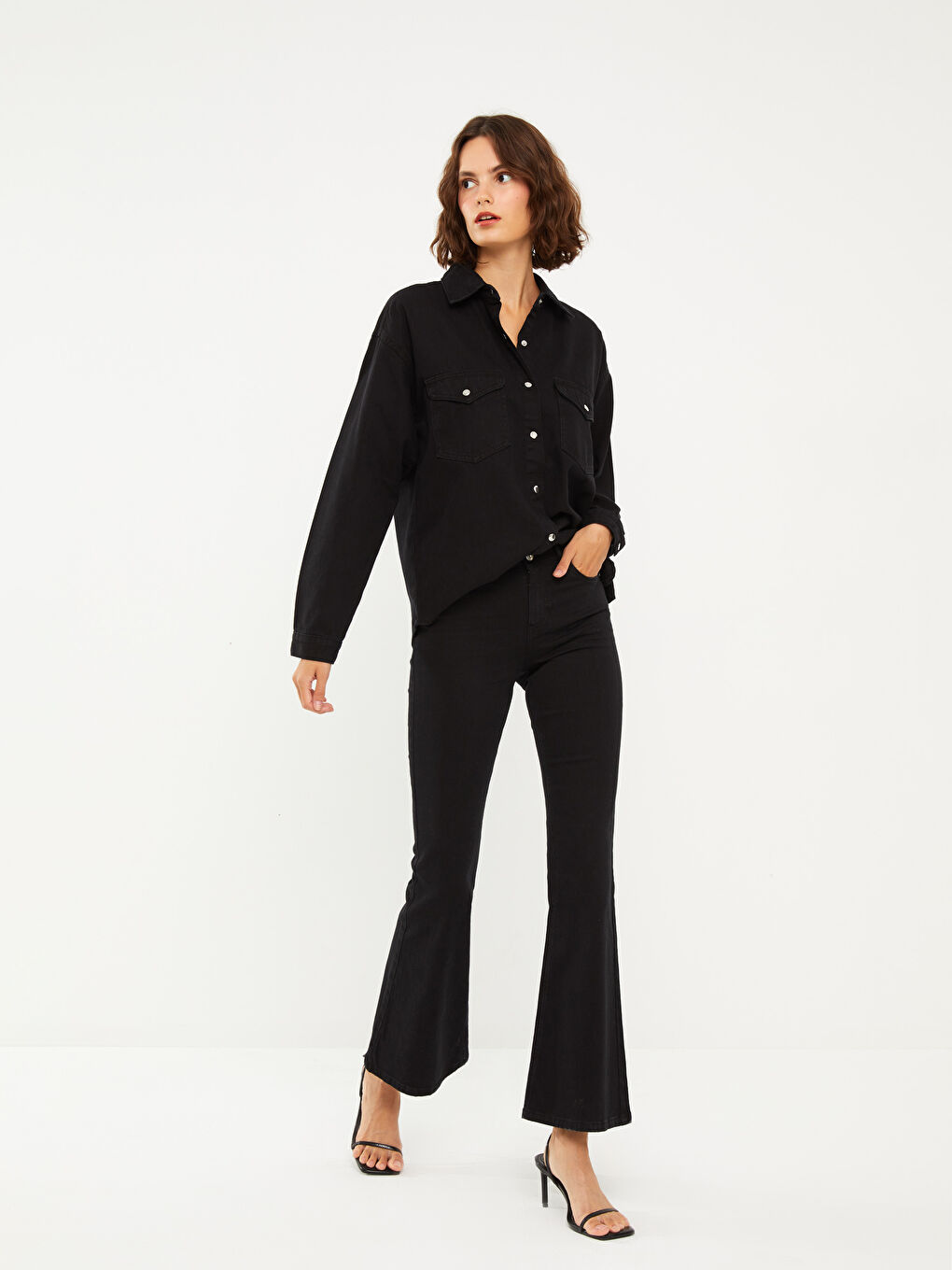 High Waist Mars Flare Women's Jeans
