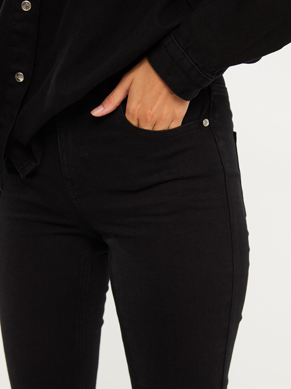 High Waist Mars Flare Women's Jeans-2