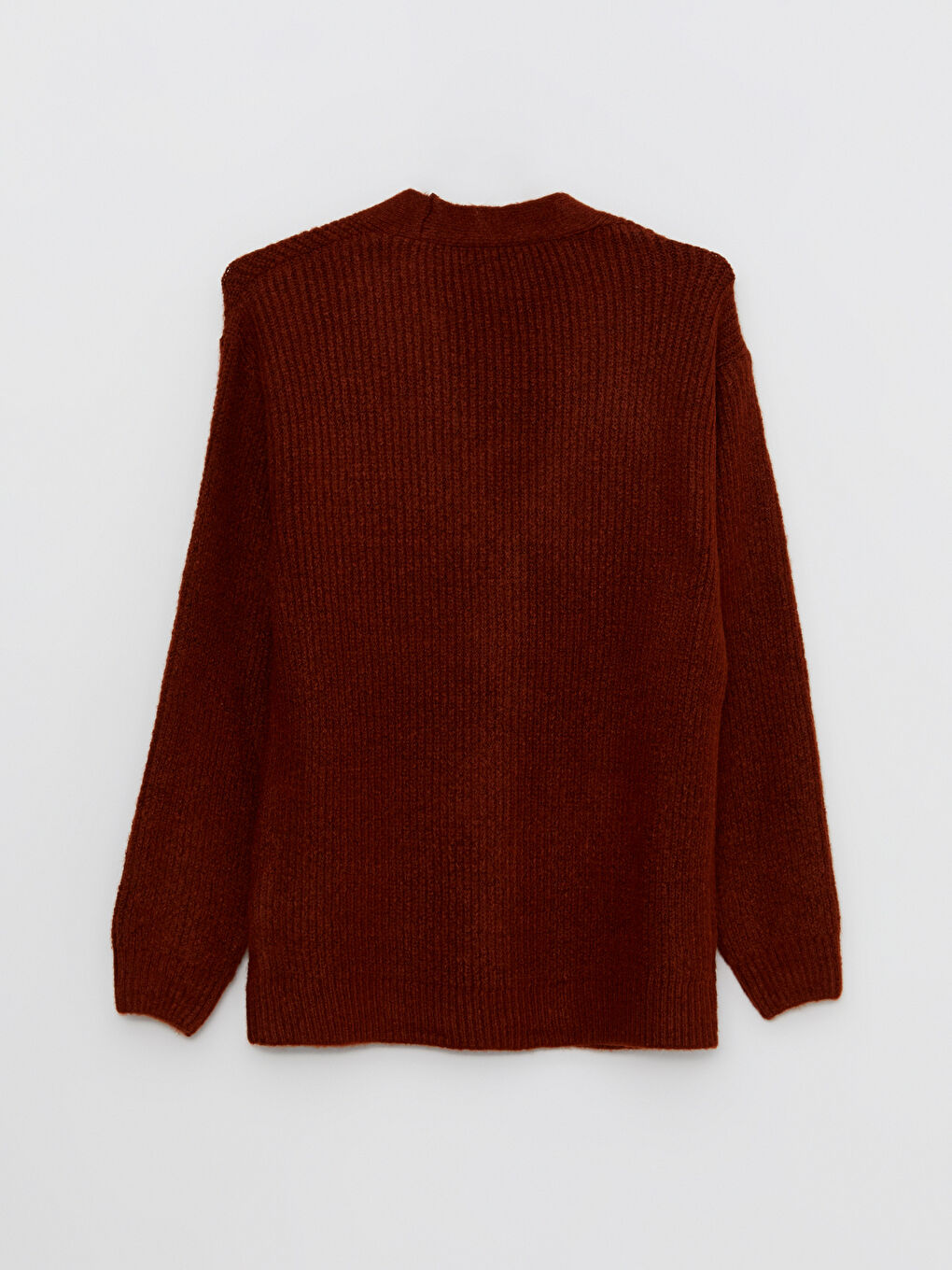 V Neck Regular Long Sleeve Maternity Tricot Cardigan-5