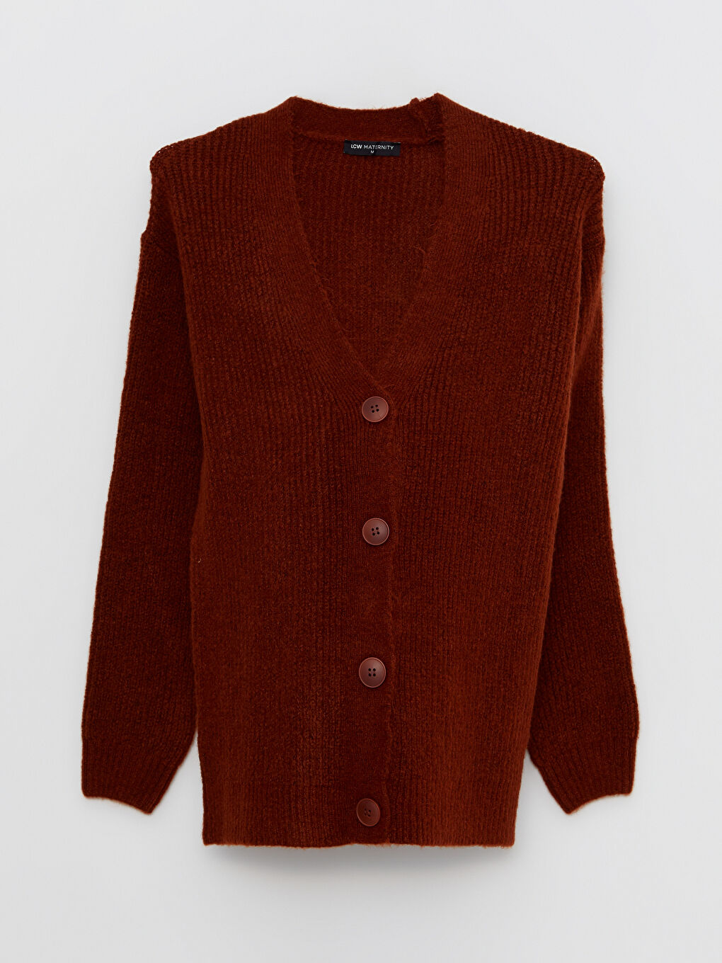 V Neck Regular Long Sleeve Maternity Tricot Cardigan-6