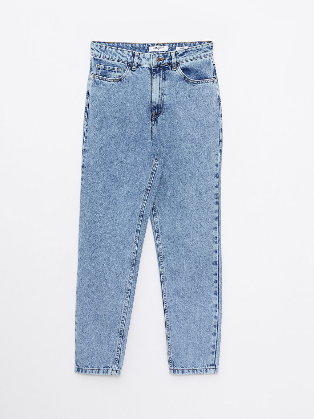 LCW Jeans Women's High Waisted Mom Fit Regular Denim Trousers -W2AK10Z8-507