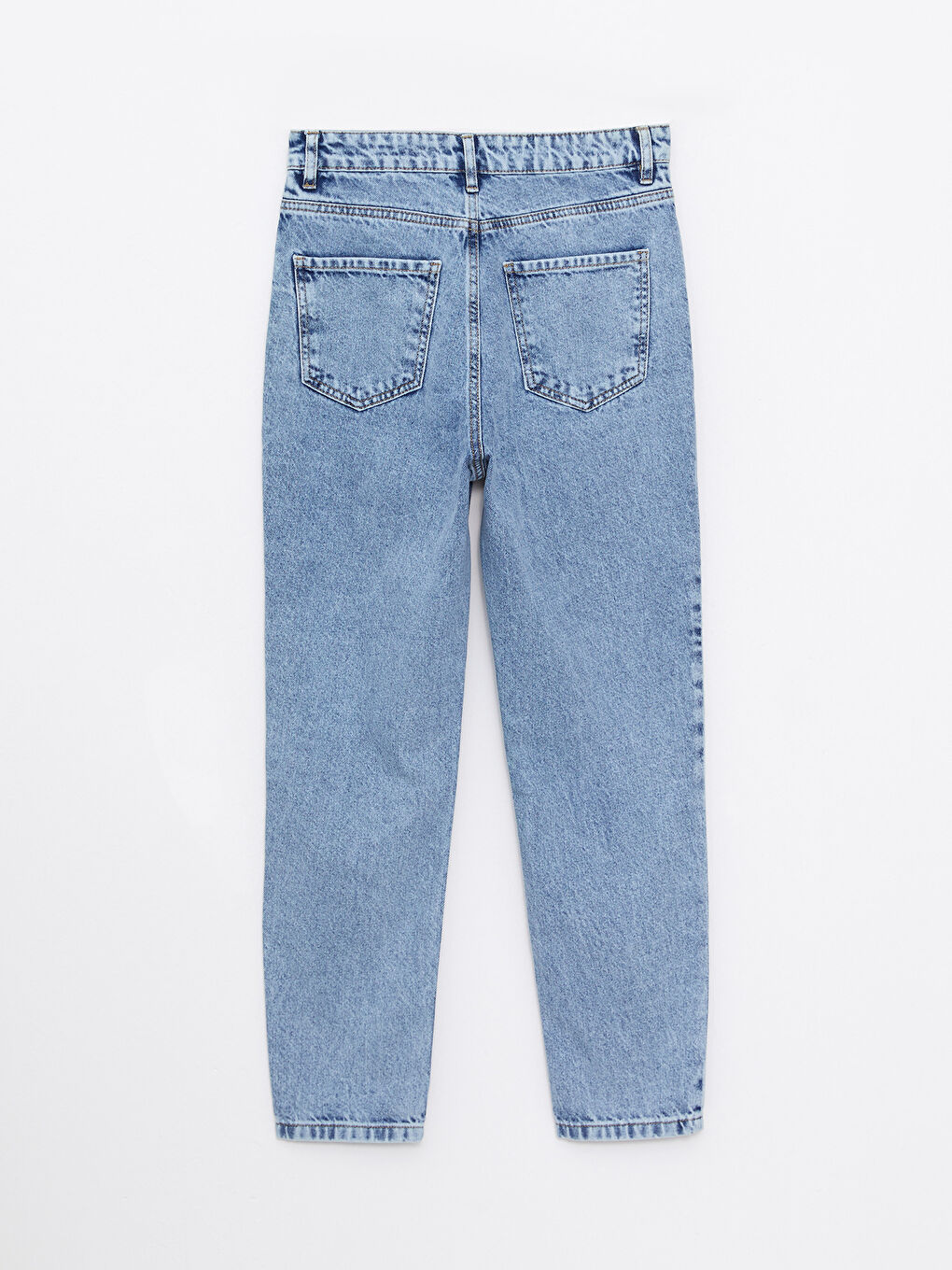 LCW Jeans Women's High Waisted Mom Fit Regular Denim Trousers -W2AK10Z8-507