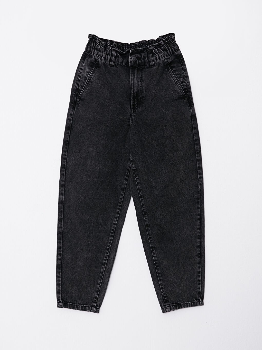 LCW Jeans Women's High Waisted Slouchy Regular Denim Trousers -W2AK11Z8-GRD
