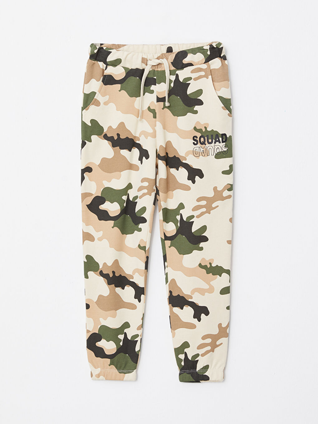 Elastic Waist Camouflage Pattern Boys' Jogger Sweatpants