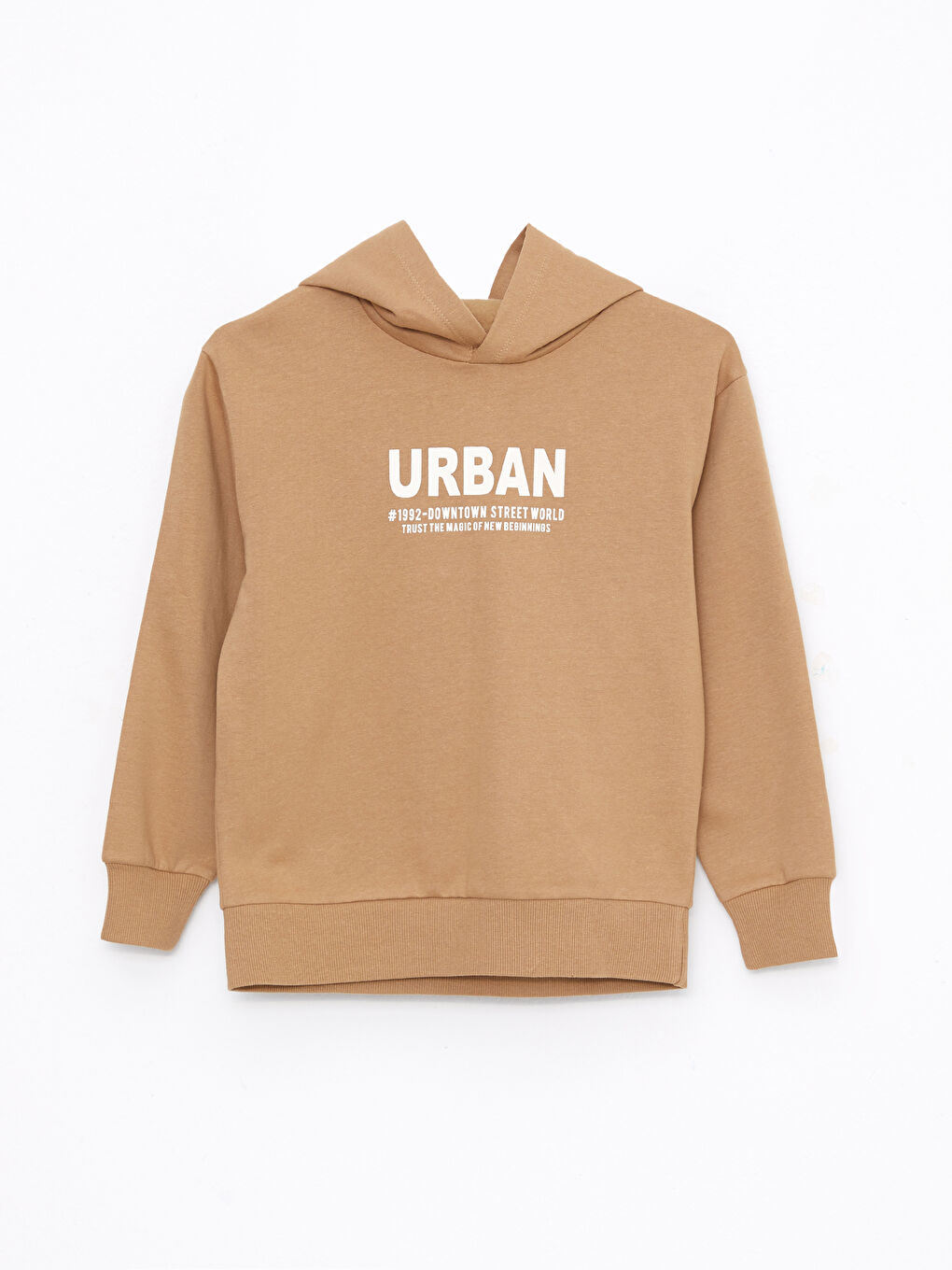 LCW Kids Bedrucktes Sweatshirt mit Kapuze und langen Ärmeln für Jungen -W2AK53Z4-GPW