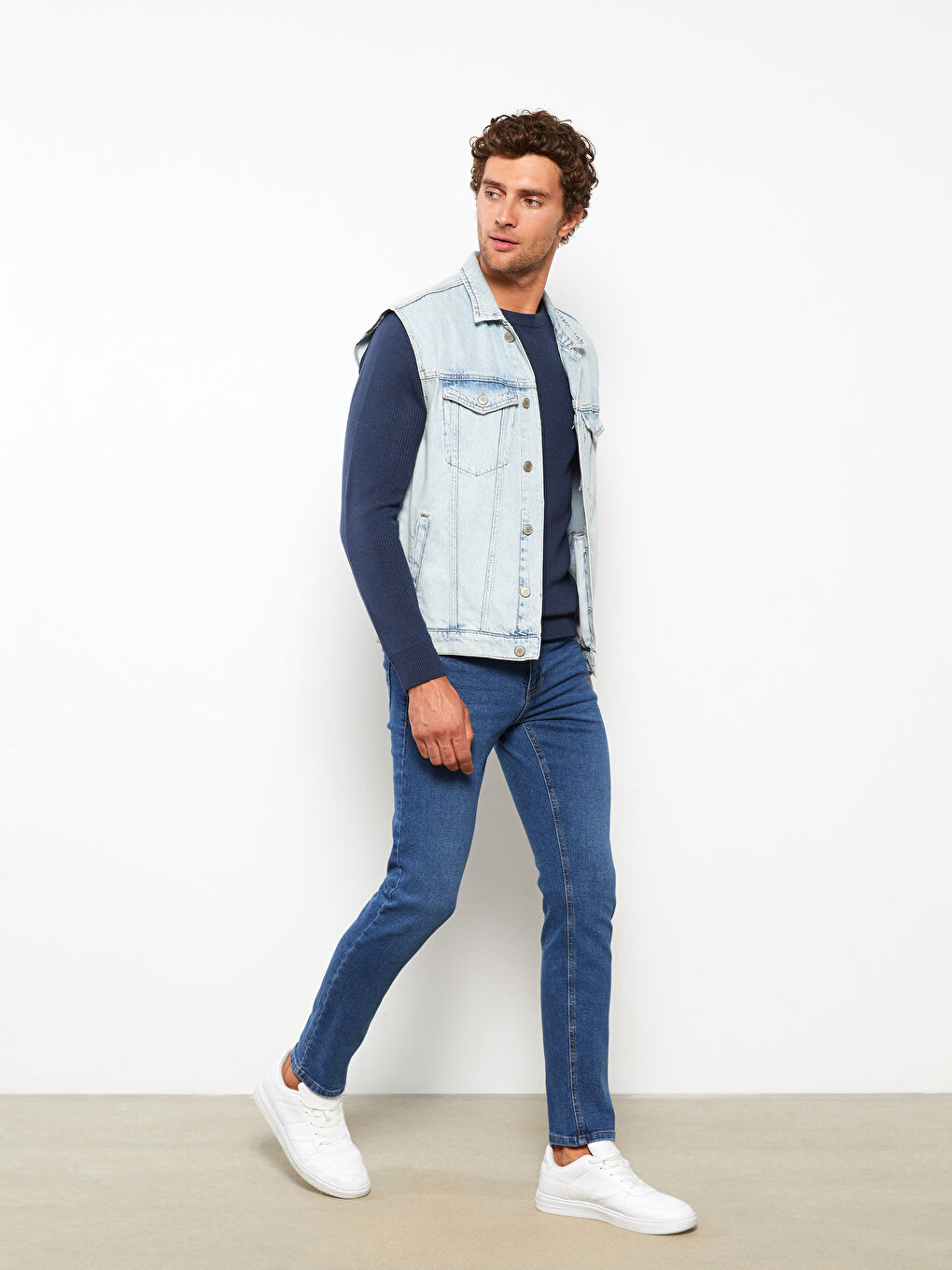 İndigo 750 Slim Fit Erkek Jean Pantolon-1