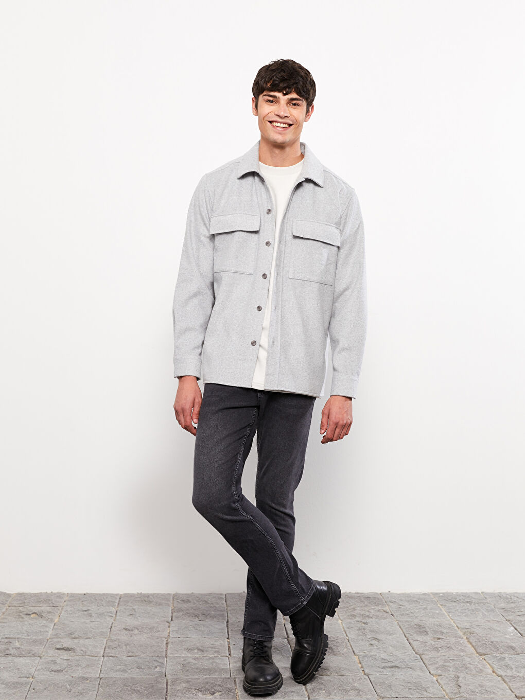 Siyah 750 Slim Fit Erkek Jean Pantolon-1