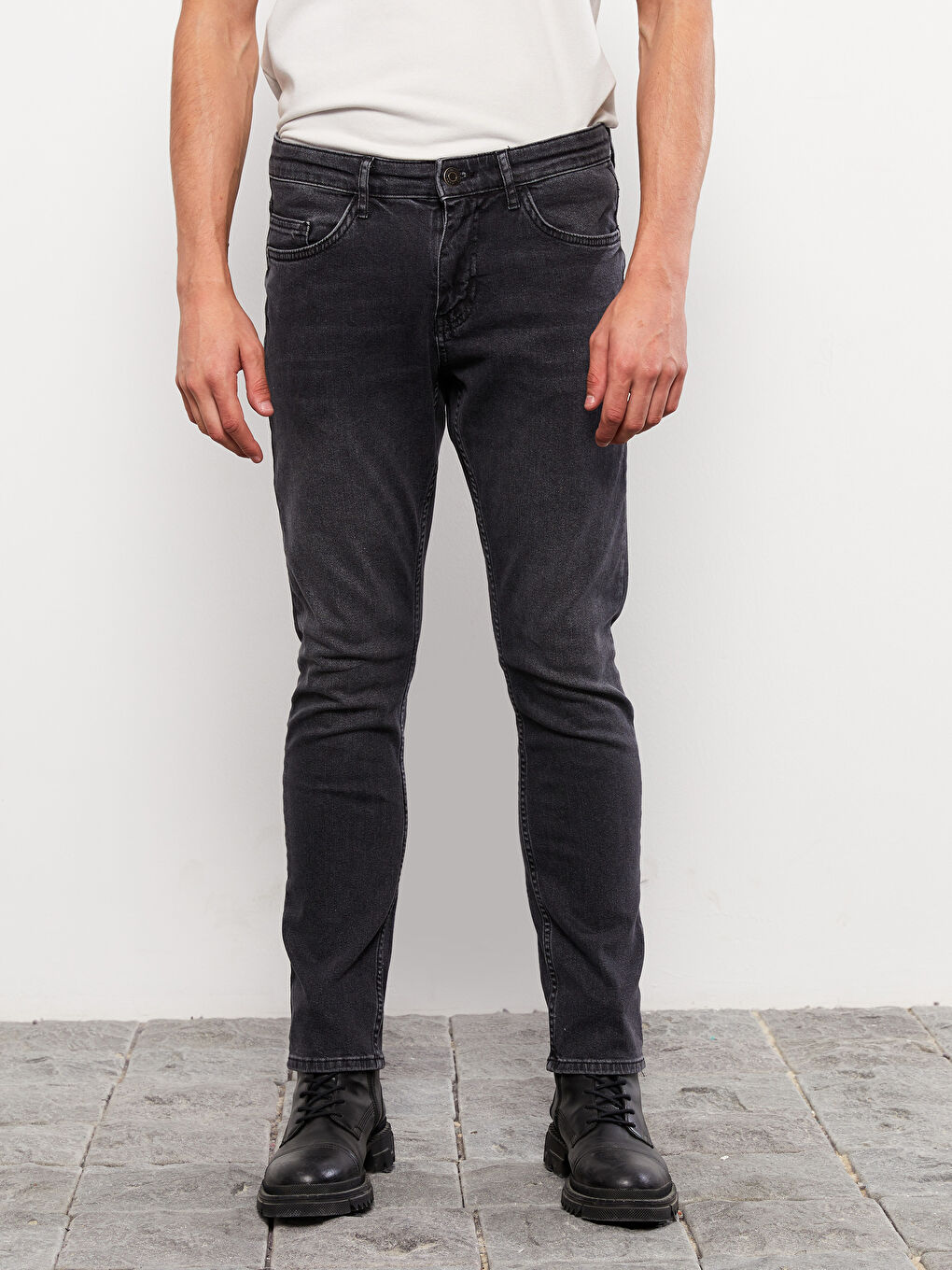 Siyah 750 Slim Fit Erkek Jean Pantolon-3