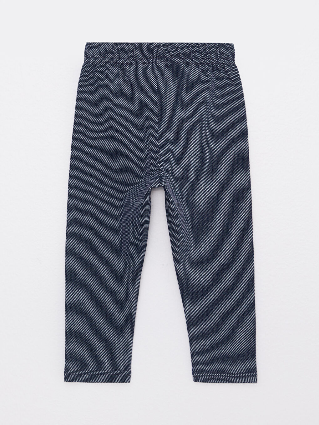 İndigo Beli Lastikli Basic Pamuklu Erkek Bebek Tayt-1