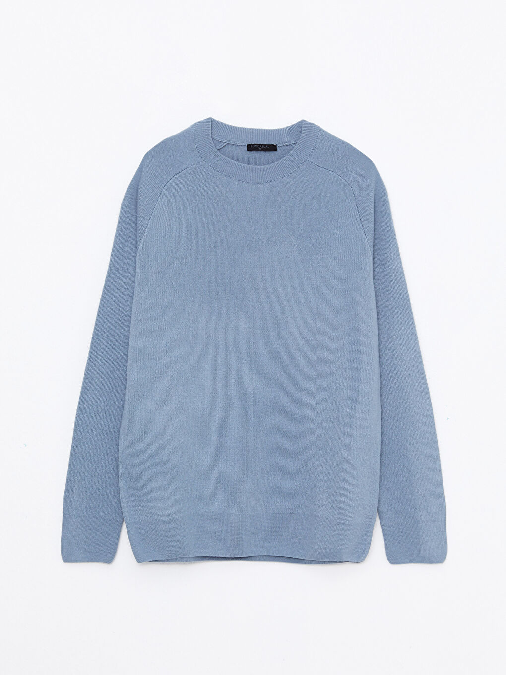 Crew Neck Long Sleeve Men's Tricot Sweater -W2AK74Z8-UD8