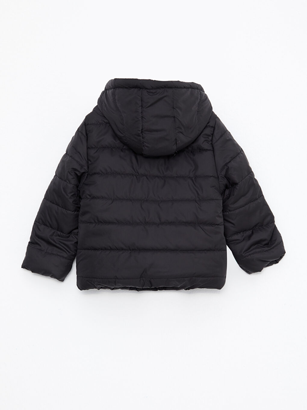 Hooded Long Sleeve Basic Baby Boy Coat-1