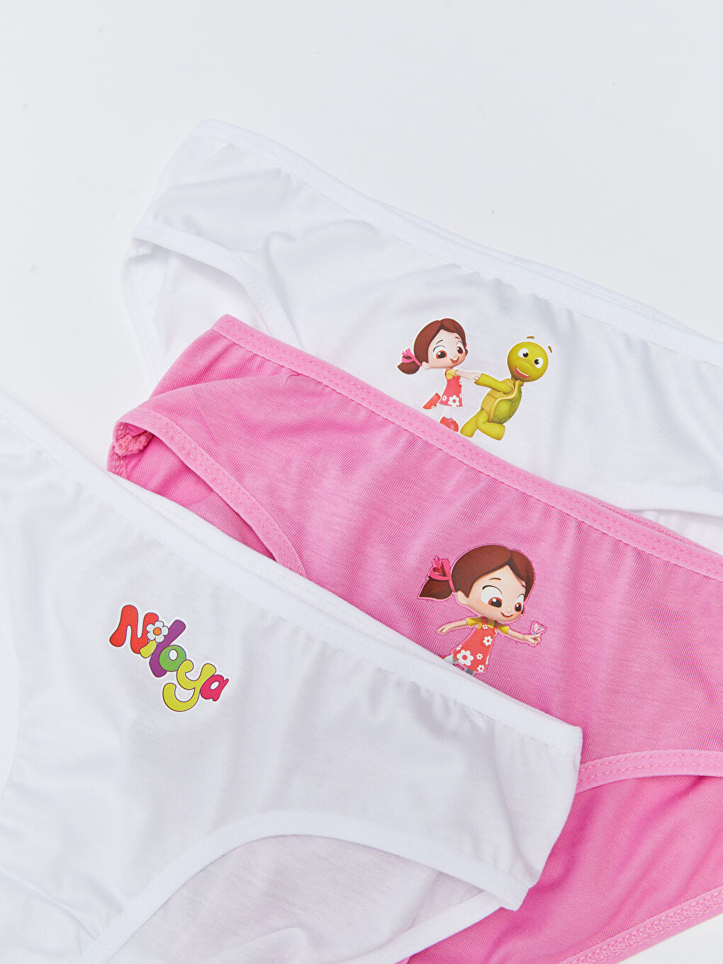 Niloya Printed Cotton Girl Panties 3-Pack-1