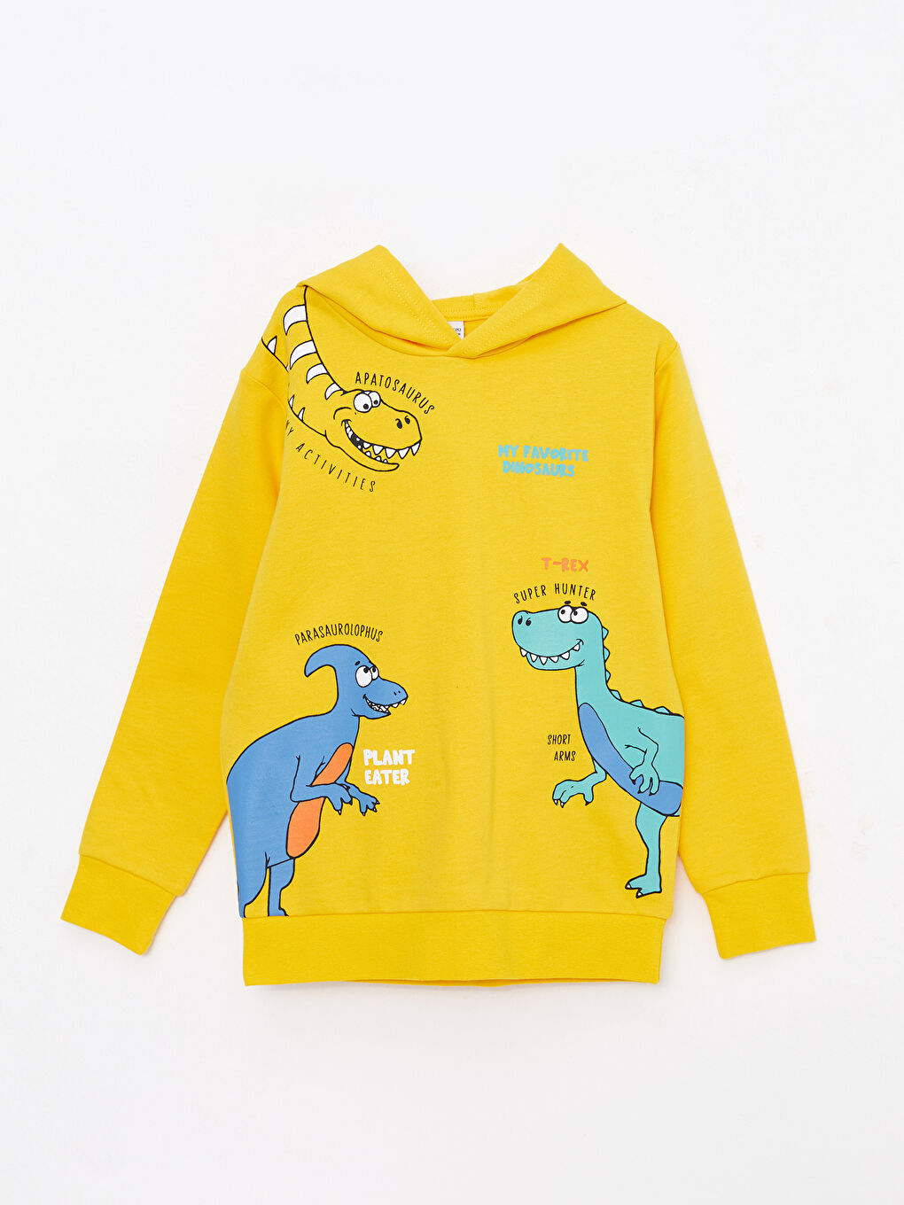 Hanorac cu glugă imprimat cu mânecă lungă și pantaloni de trening pentru băieți-1