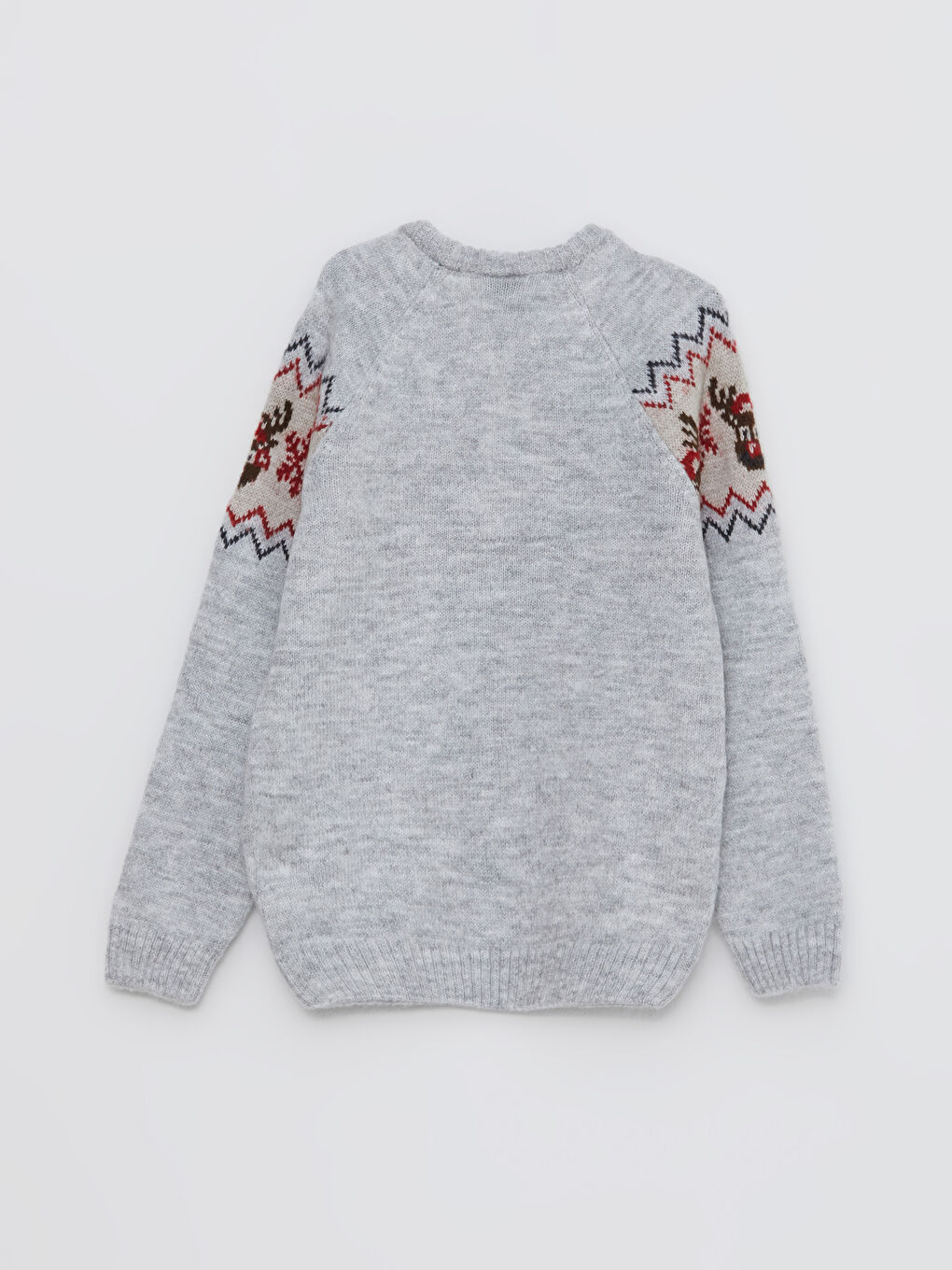 LCW Kids Rundhalsausschnitt Gemusterter Langarm Jungen Strickpullover -W2AL61Z4-LAL