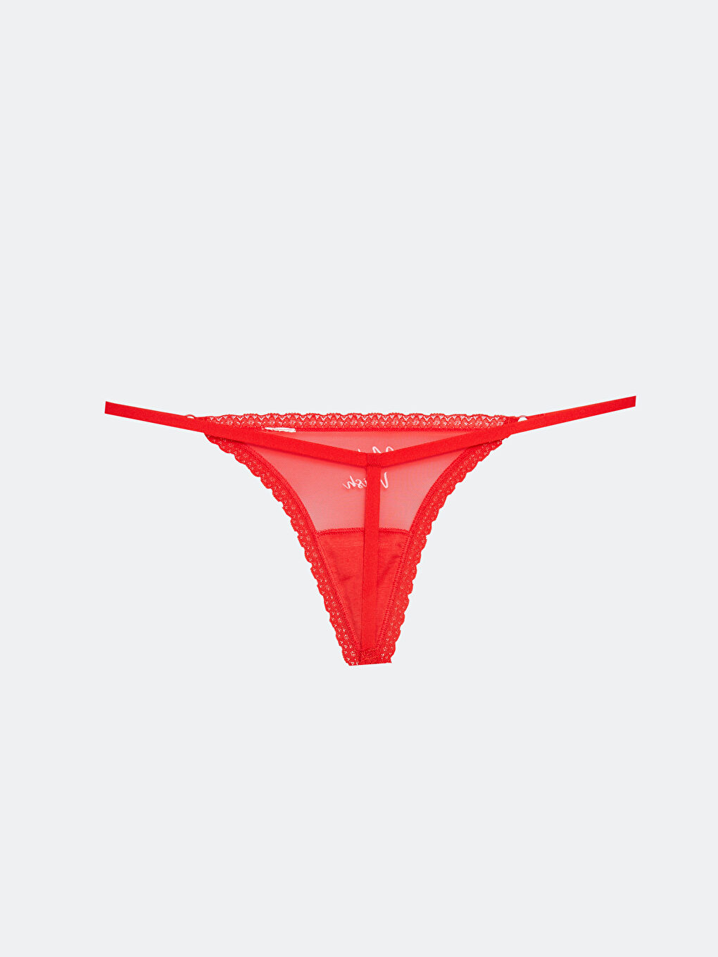 LCW DREAM Christmas Themed Lace Thong Knickers -W2AL71Z8-HMW