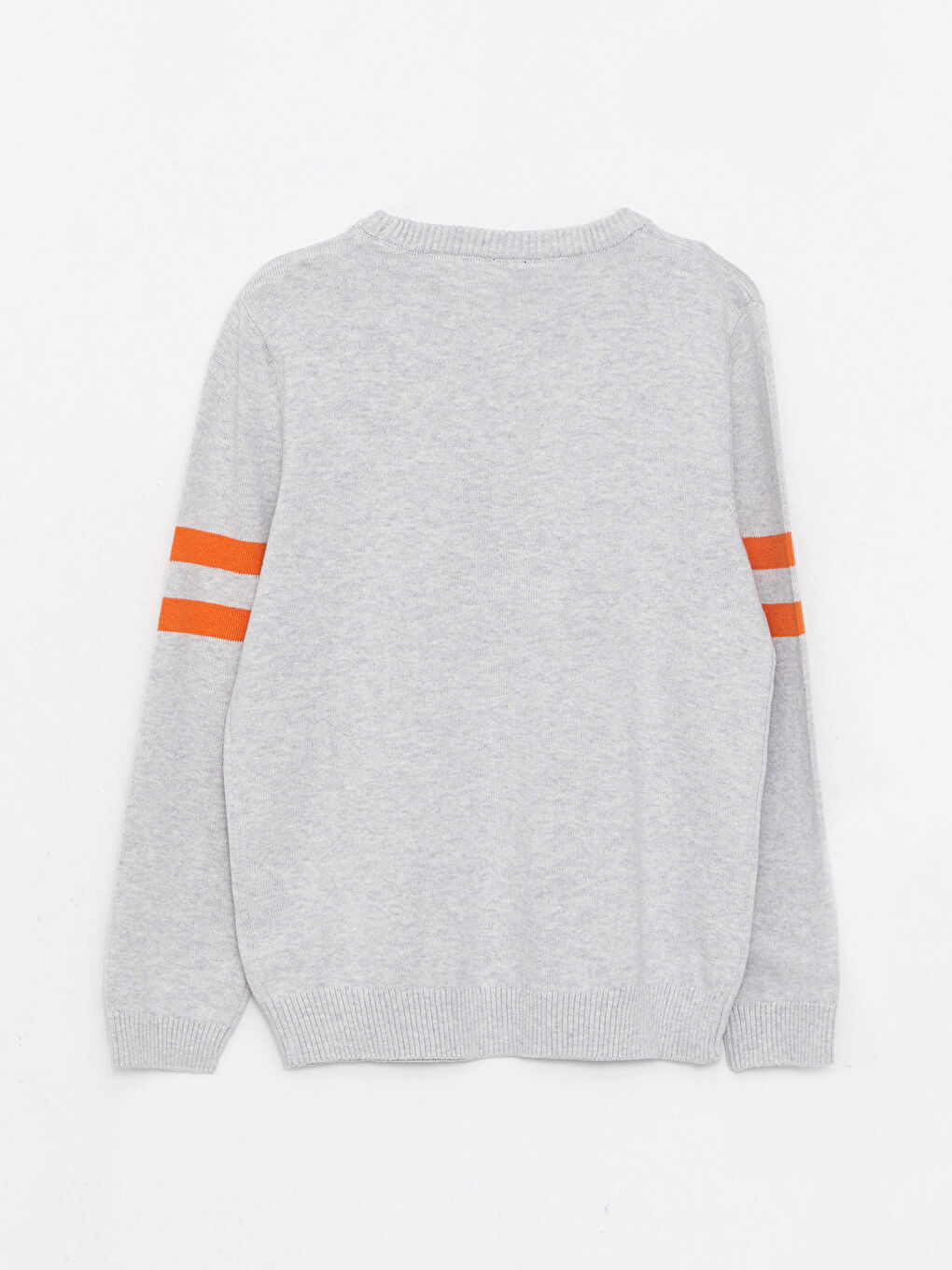 Crew Neck Printed Long Sleeve Boys' Knitwear Sweater -W2AL80Z4-LAL