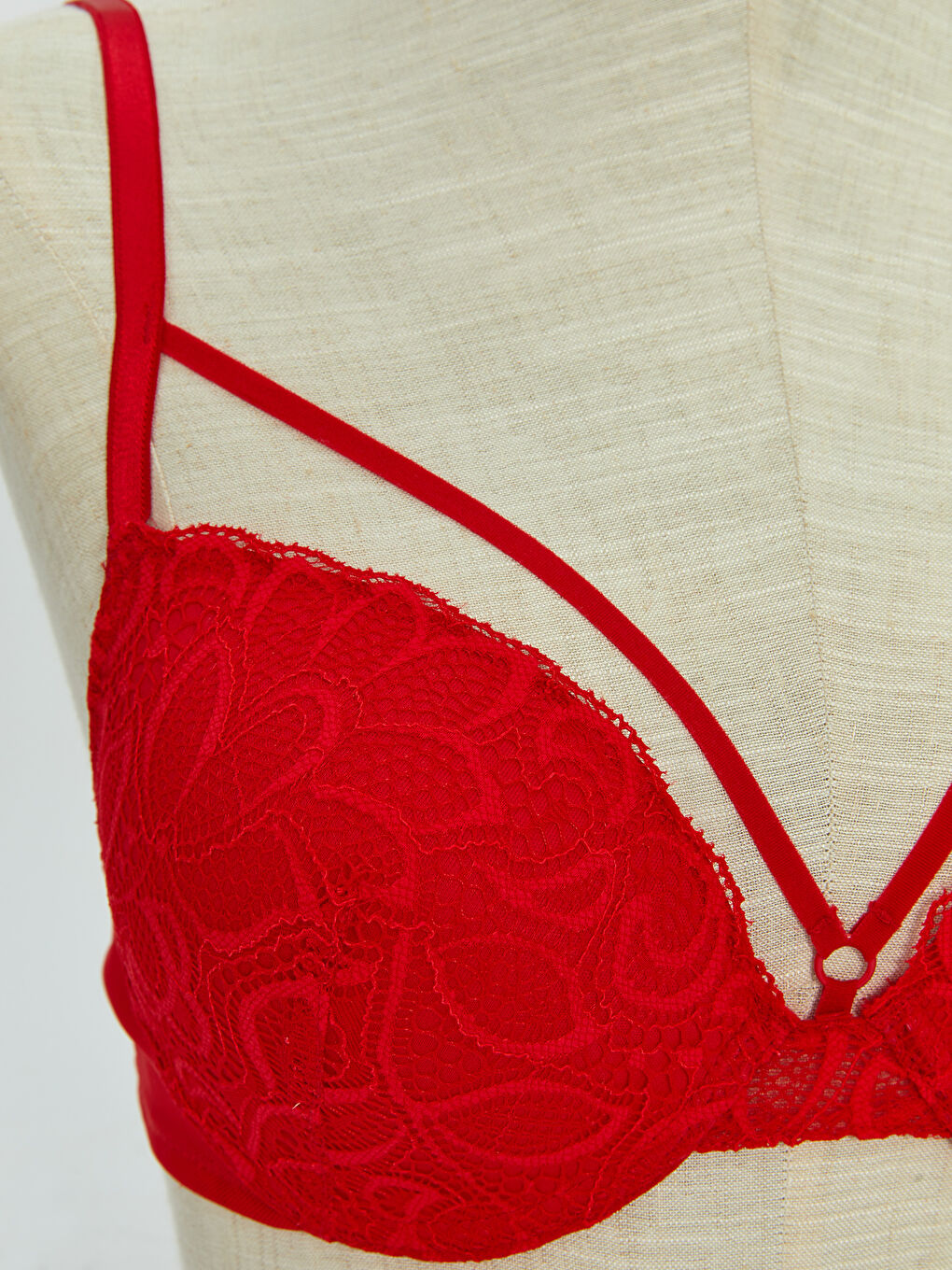 LCW DREAM Wired Non-Padded Lace T-Shirt Bra -W2AL97Z8-HMW