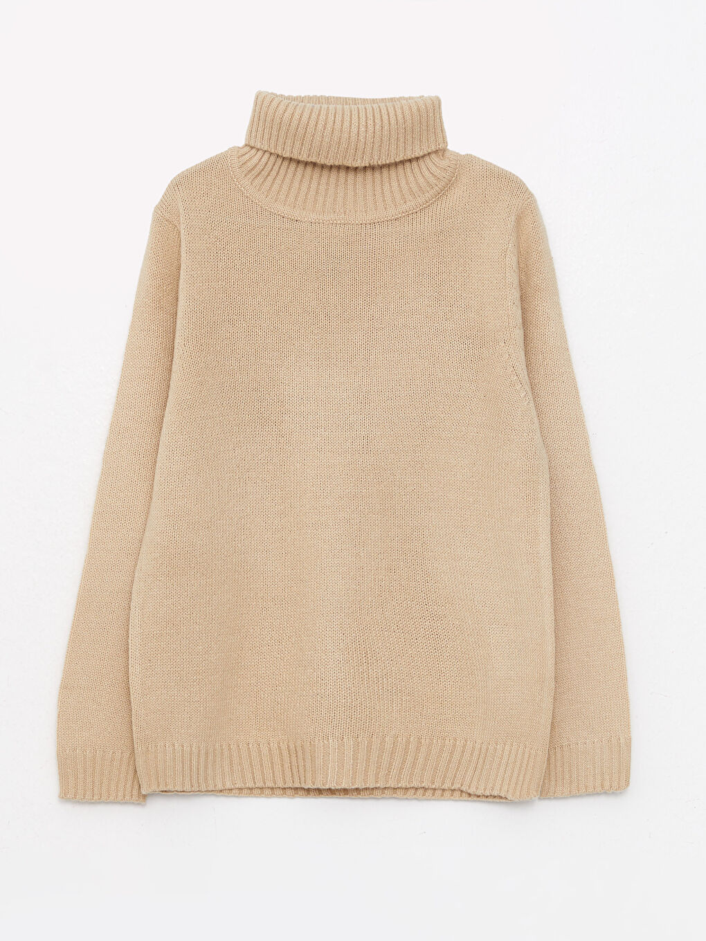 LCW Kids Turtleneck Basic Long Sleeve Boys' Knitwear Sweater -W2AL99Z4-FKU