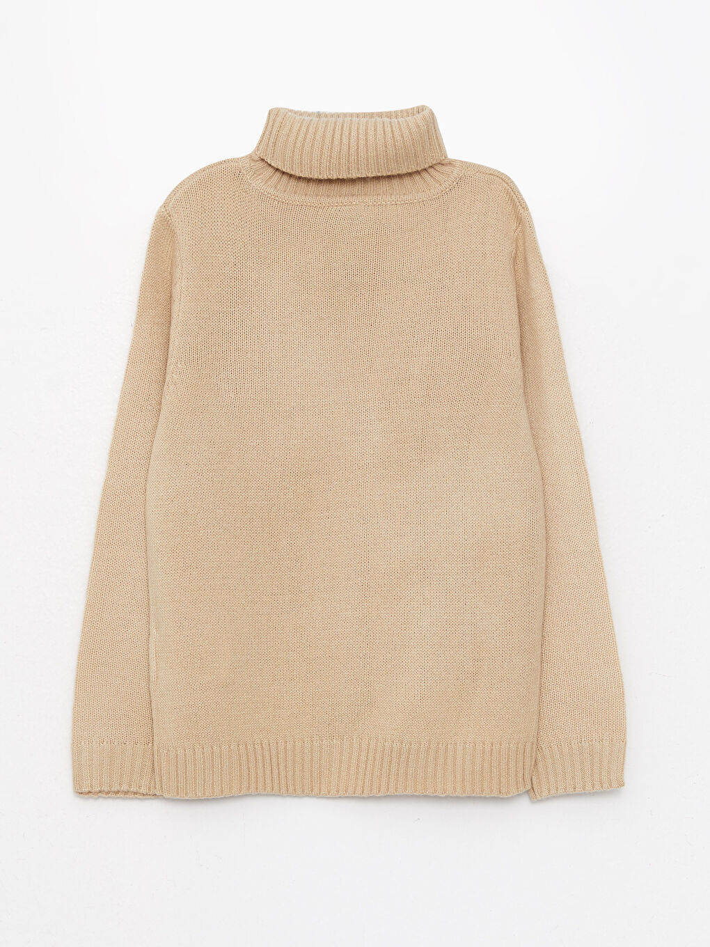 LCW Kids Turtleneck Basic Long Sleeve Boys' Knitwear Sweater -W2AL99Z4-FKU
