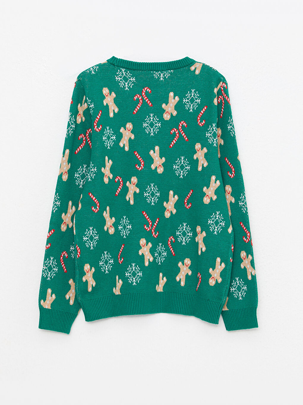 LCW Kids Rundhalsausschnitt Weihnachtsmotiv Langarm Jungen Strickpullover -W2AN05Z4-H0R