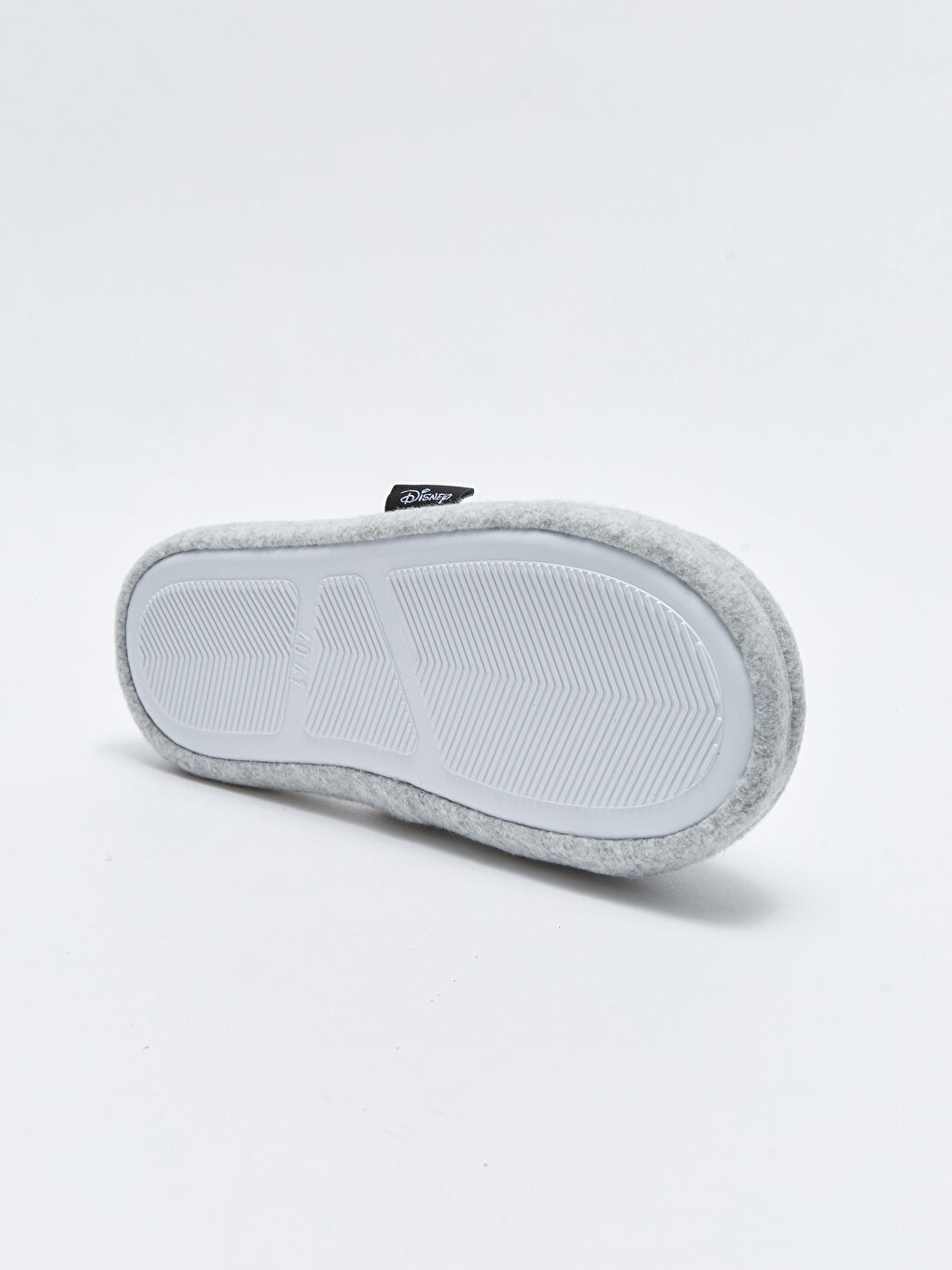 Gri Minnie Mouse Lisanslı Nakış Detaylı Kadın Ev Terliği-3