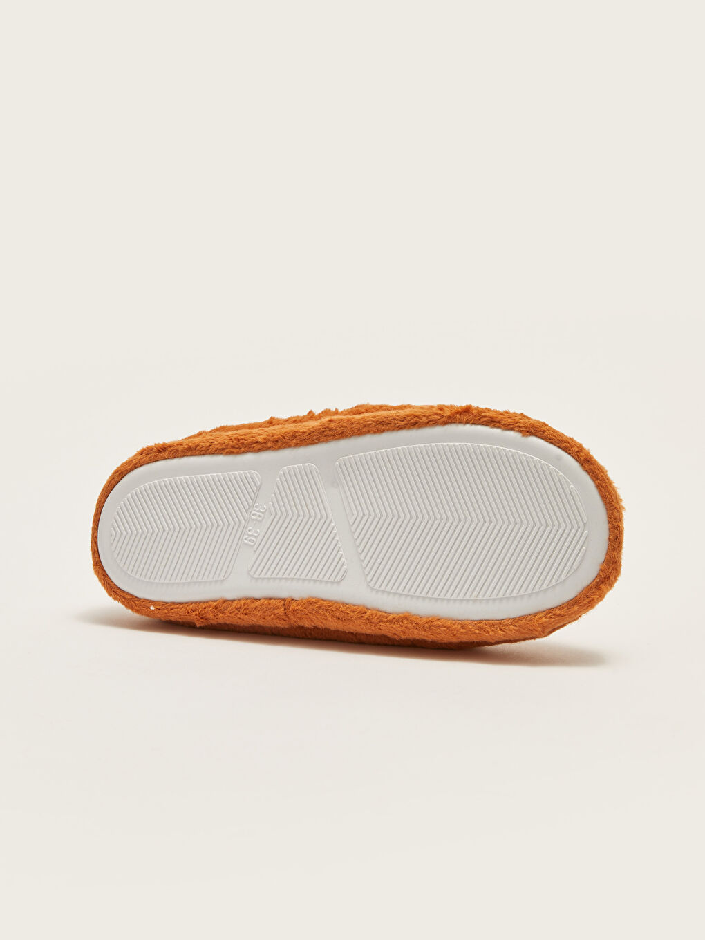 Bej 3D Aplike Detaylı Nakışlı Kadın Ev Terliği-3