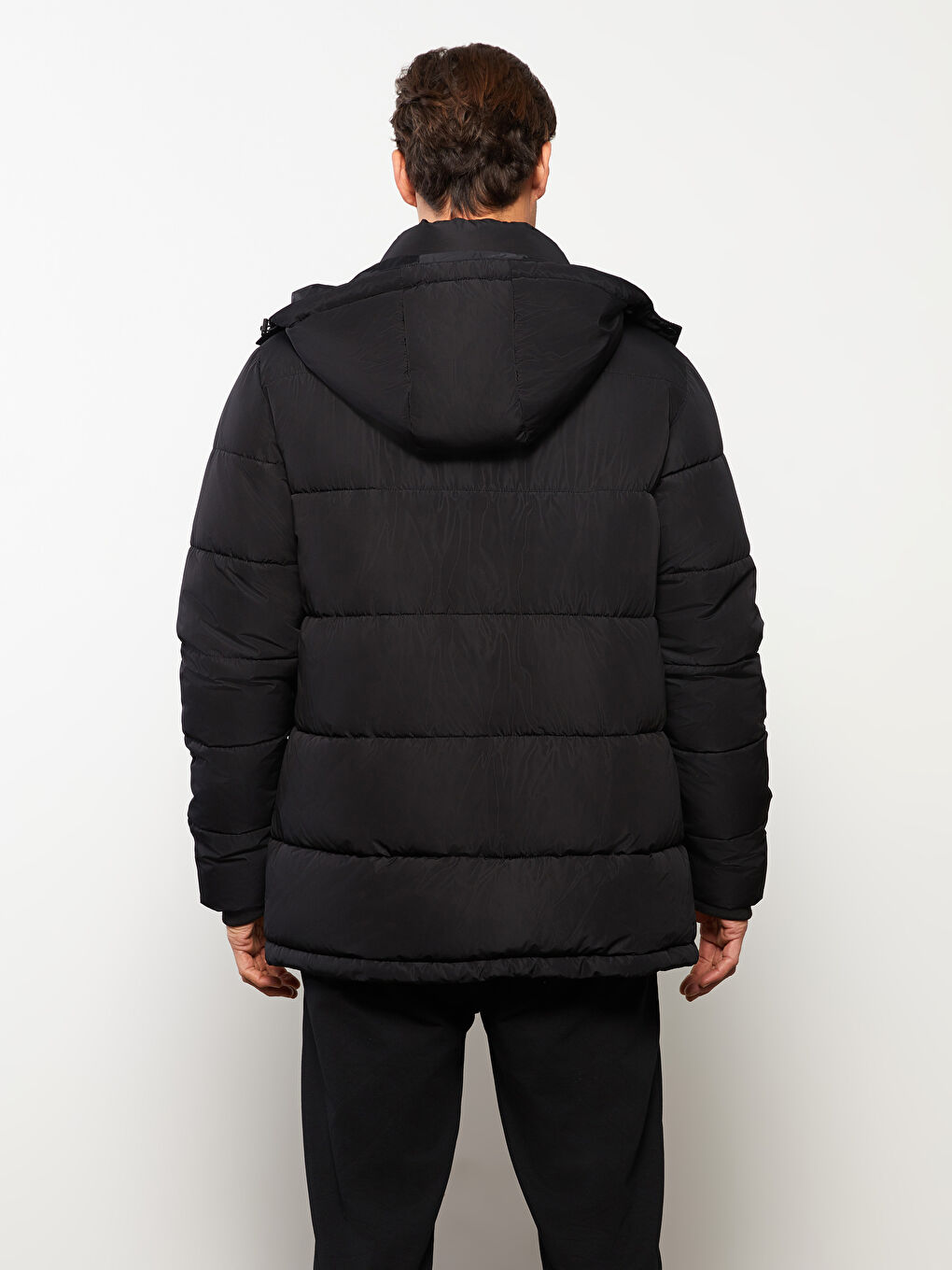 LC Waikiki Standard Fit Funnel Neck Men's Puffer Coat