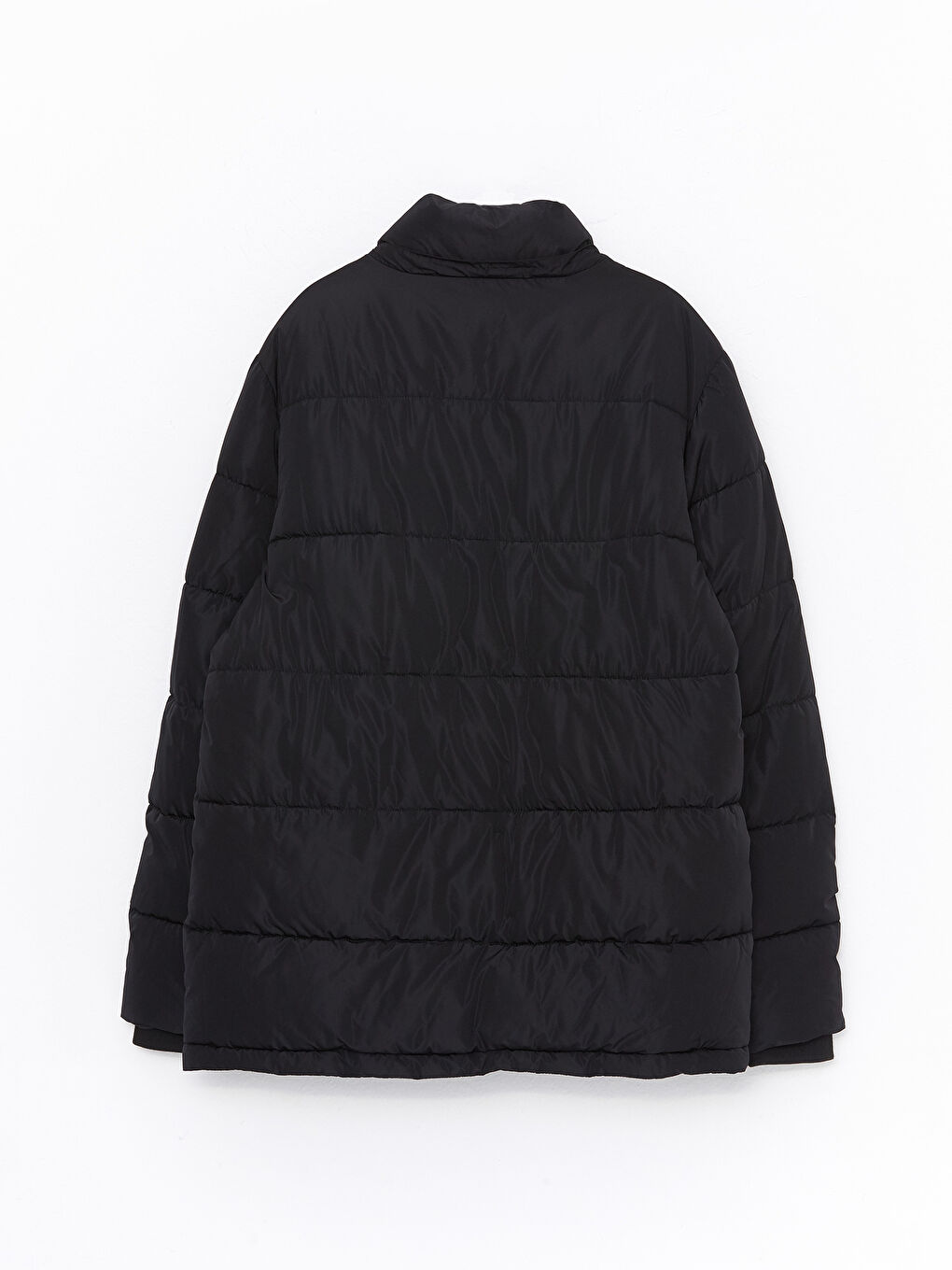 Standard Fit Funnel Neck Men's Puffer Coat-7