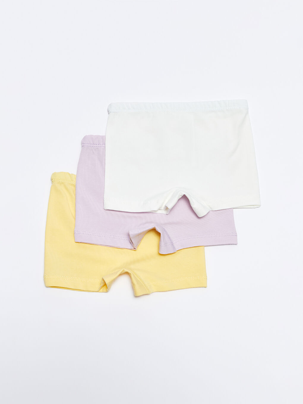 Boxer Bébé Fille en Coton à Taille Élastique Lot de 3-1