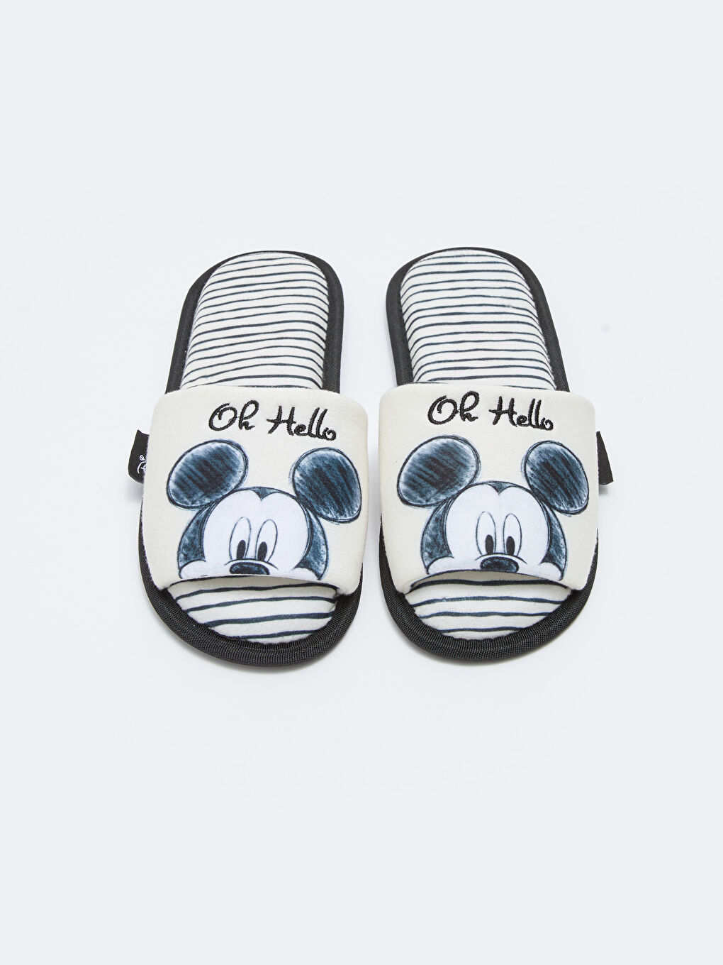 Karışık Mickey Mouse Lisanslı Tek Bantlı Kadın Ev Terliği-2