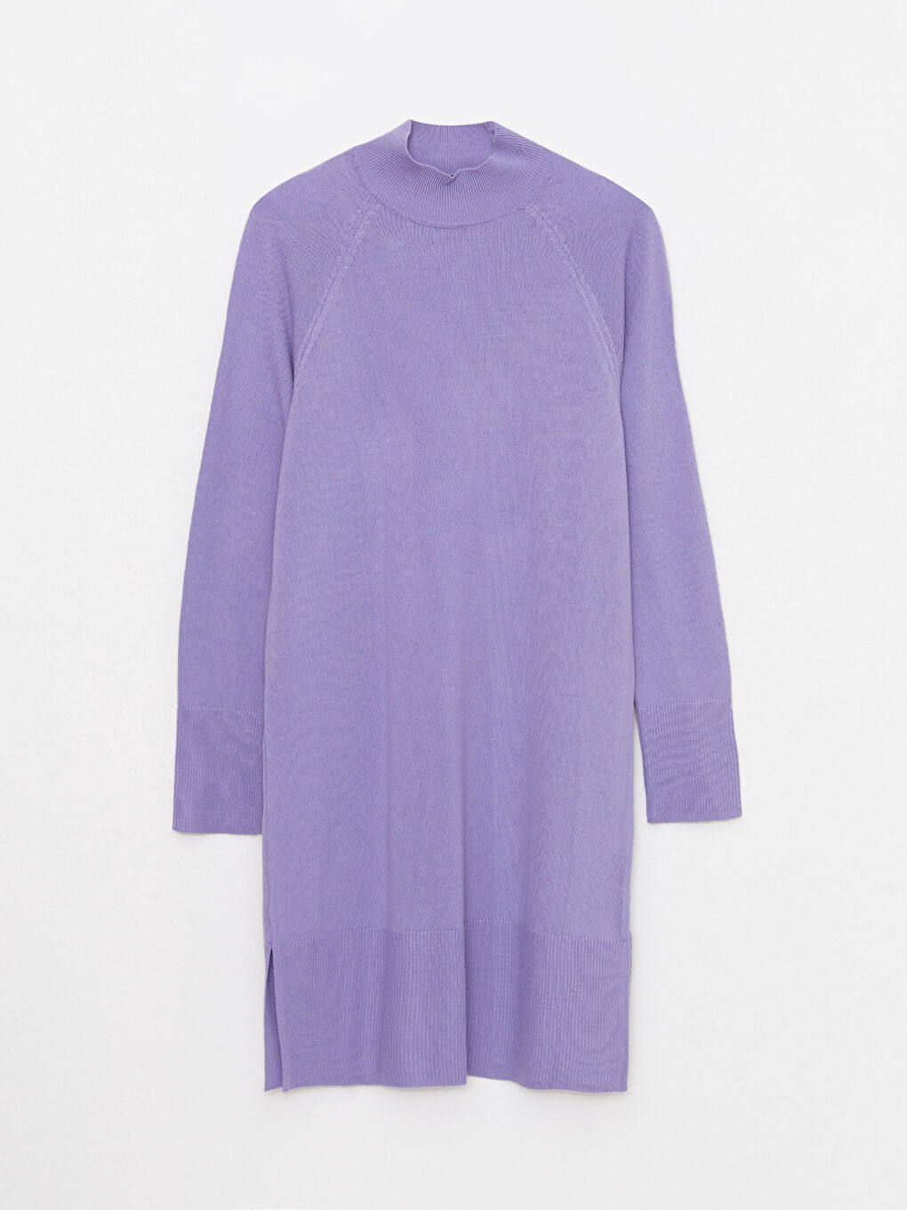 Half Turtleneck Regular Long Sleeve Maternity Tricot Tunic-5