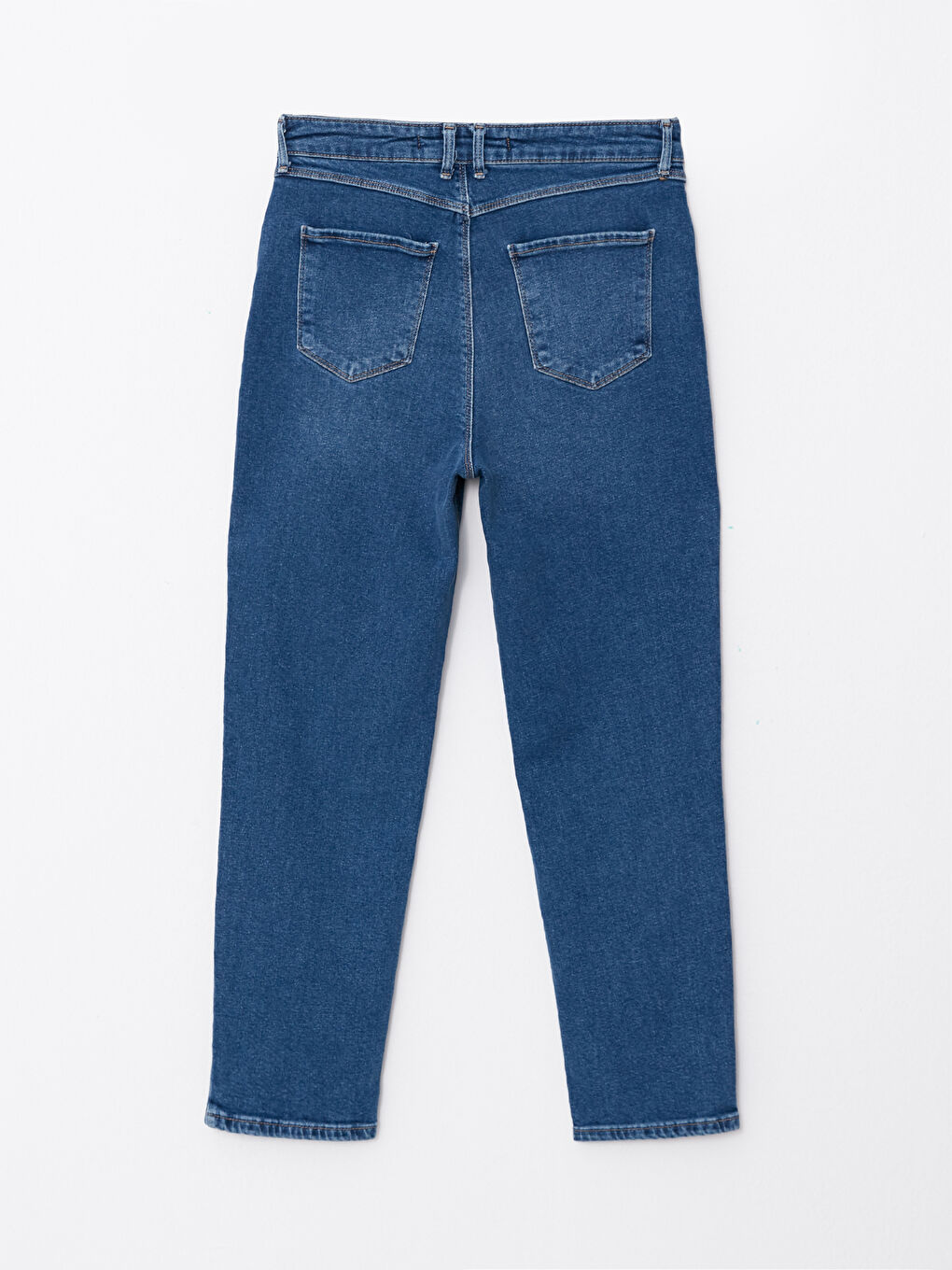 Blugi Slim Mom Straight pentru Femei-6