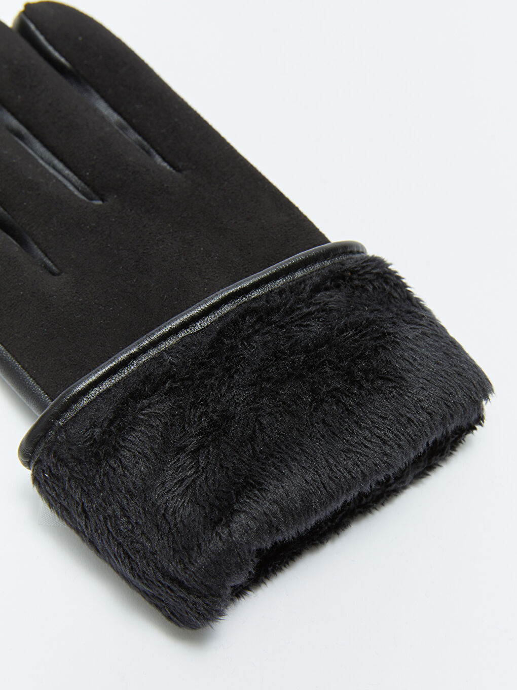 قفازات جلد شمواه للسيدات بتفاصيل إبزيم-5