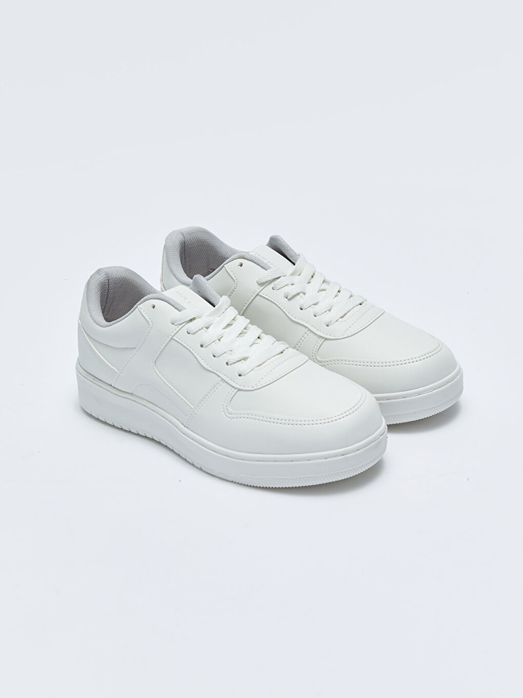 Faux Leather Lace-Up Men's Trainers