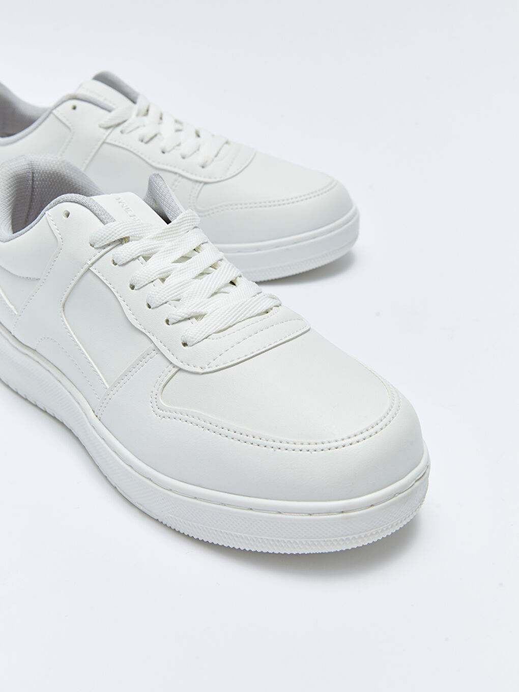 Faux Leather Lace-Up Men's Trainers-2