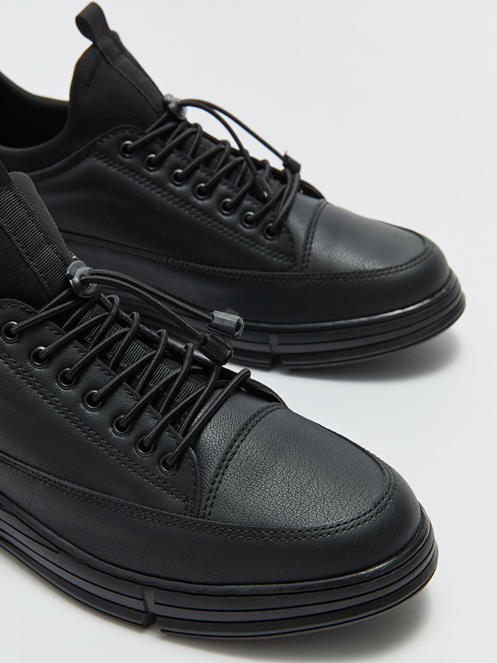 Lace Detailed Men's Classic Shoes-2