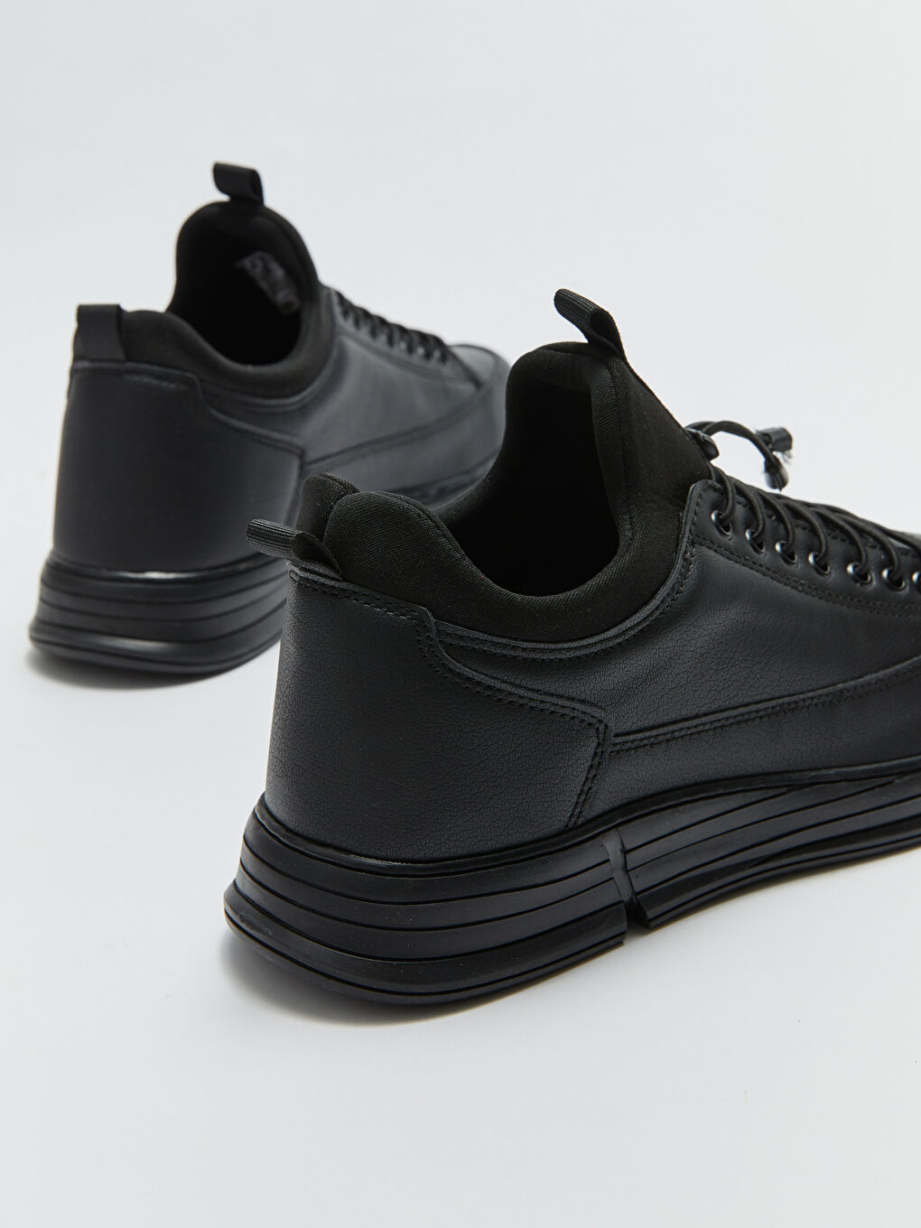 Lace Detailed Men's Classic Shoes-4