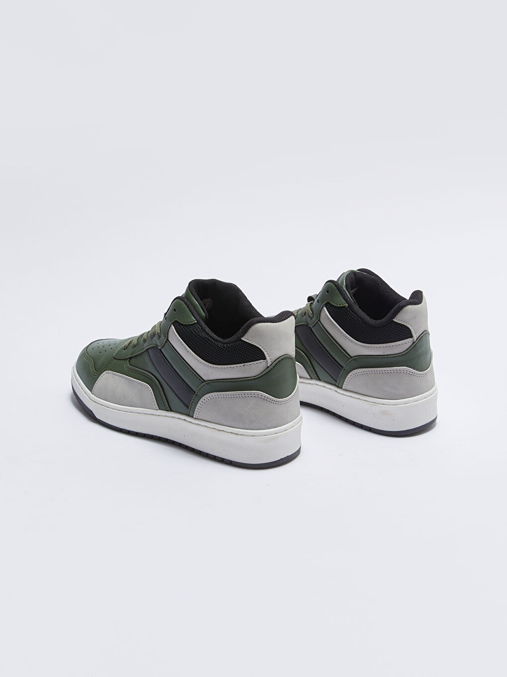 LCW STEPS Lace-up Men's Ankle-High Sneakers -W2AP81Z8-RYT