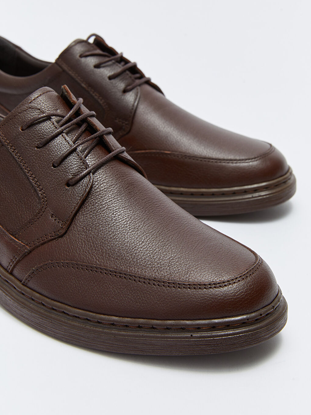 LCW STEPS Genuine Leather Men's Classic Shoes -W2AP89Z8-SFT