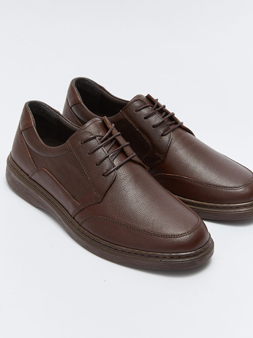 LCW STEPS Genuine Leather Men's Classic Shoes -W2AP89Z8-SFT