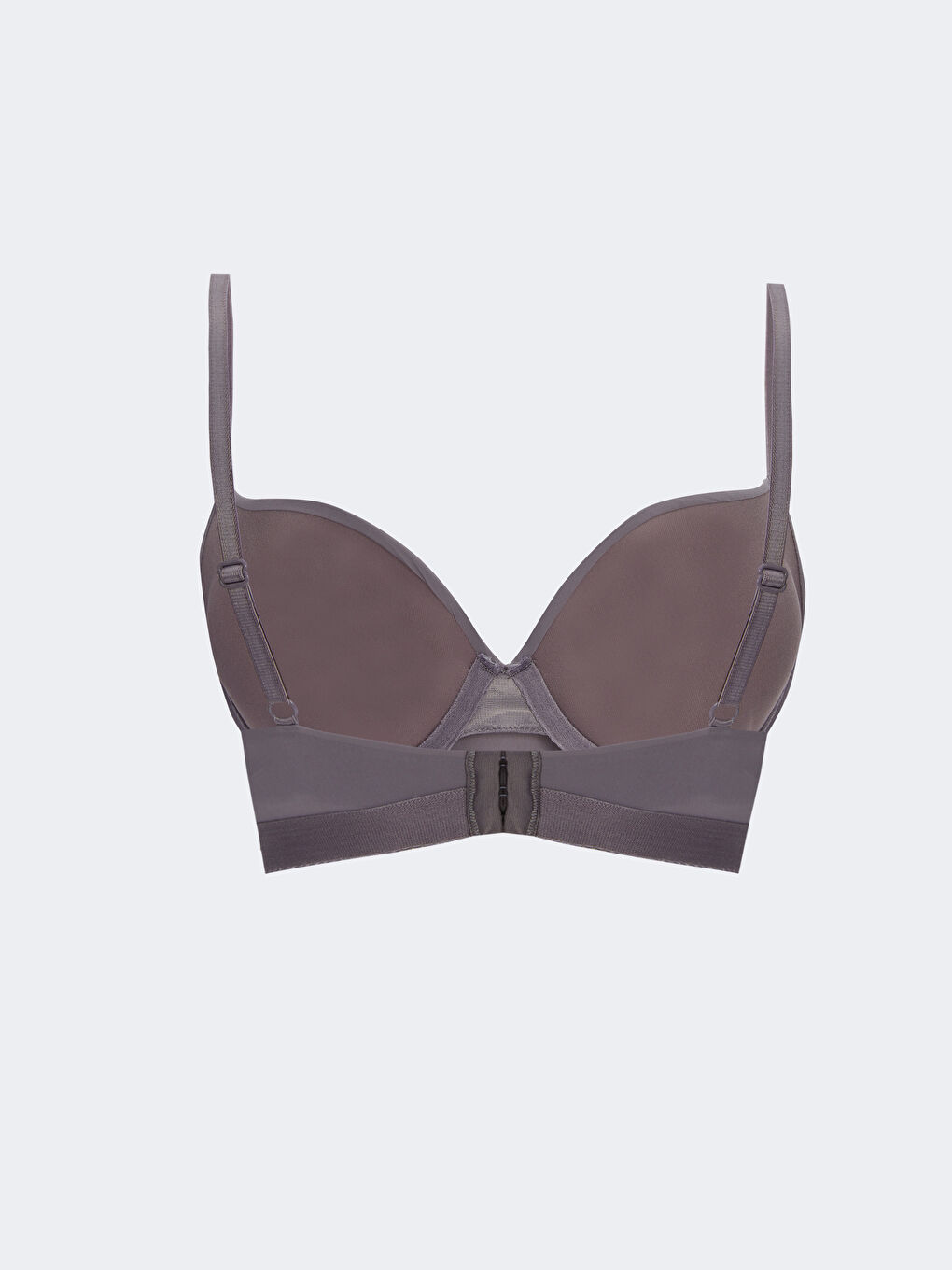 Underwire Filled Plain Bra-1