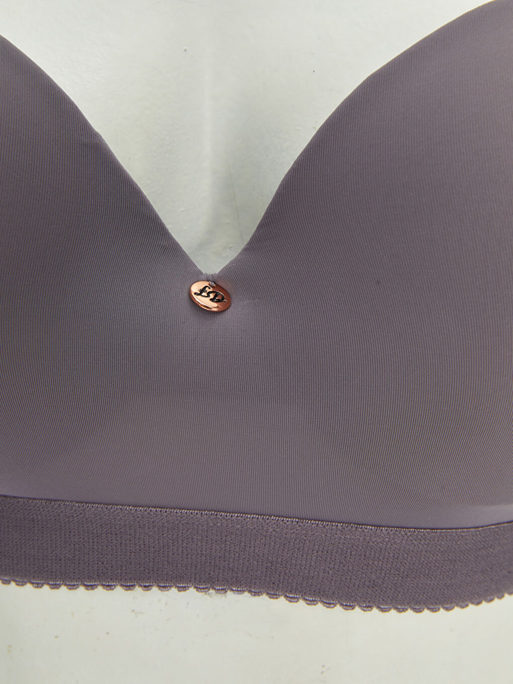 Underwire Filled Plain Bra-2