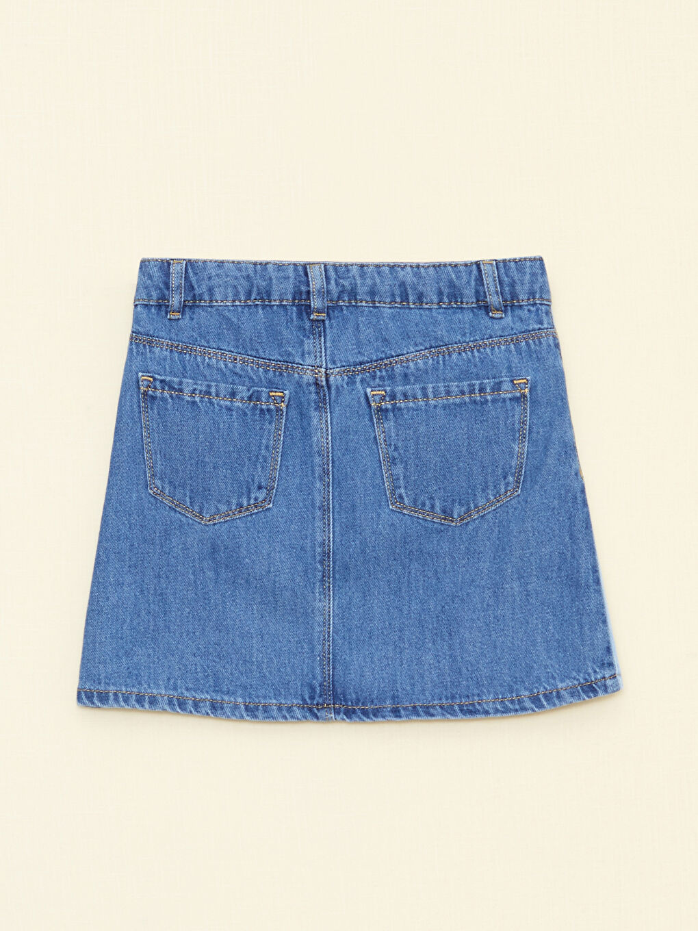 LCW Kids Color Block Girl Jean Skirt -W2AQ34Z4-H45