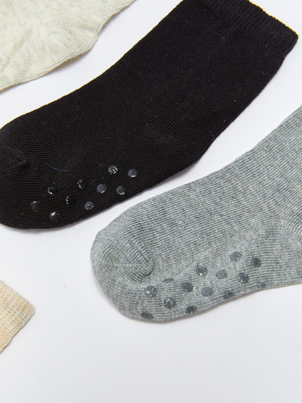 جوارب كاحل بسيطة للأولاد الرضع - ٥ قطع-4