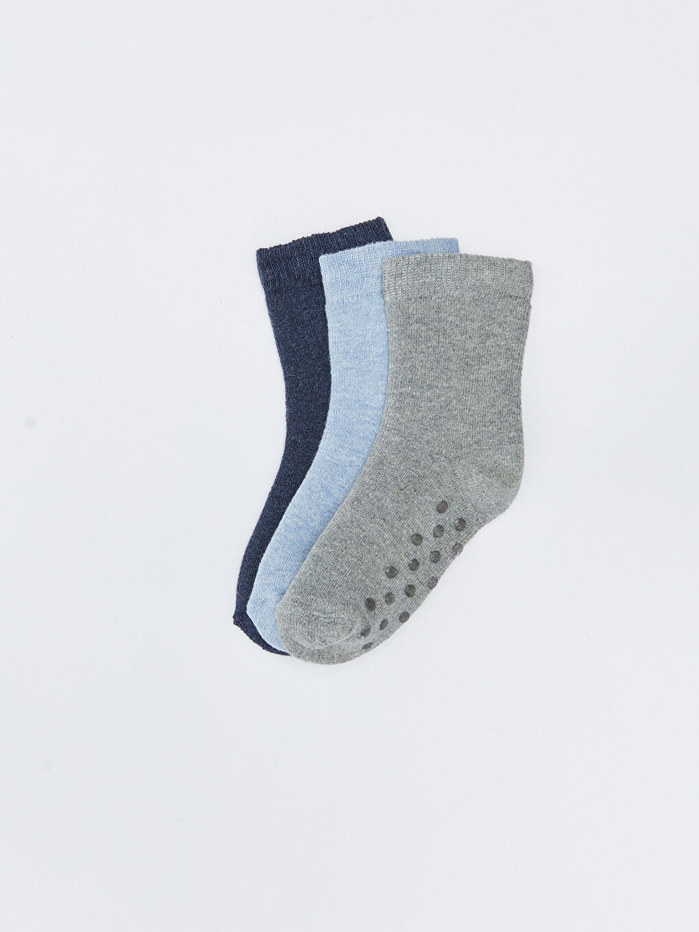 LCW baby Basic Baby Boy Towel Socks 3 Pack -W2AQ79Z1-998