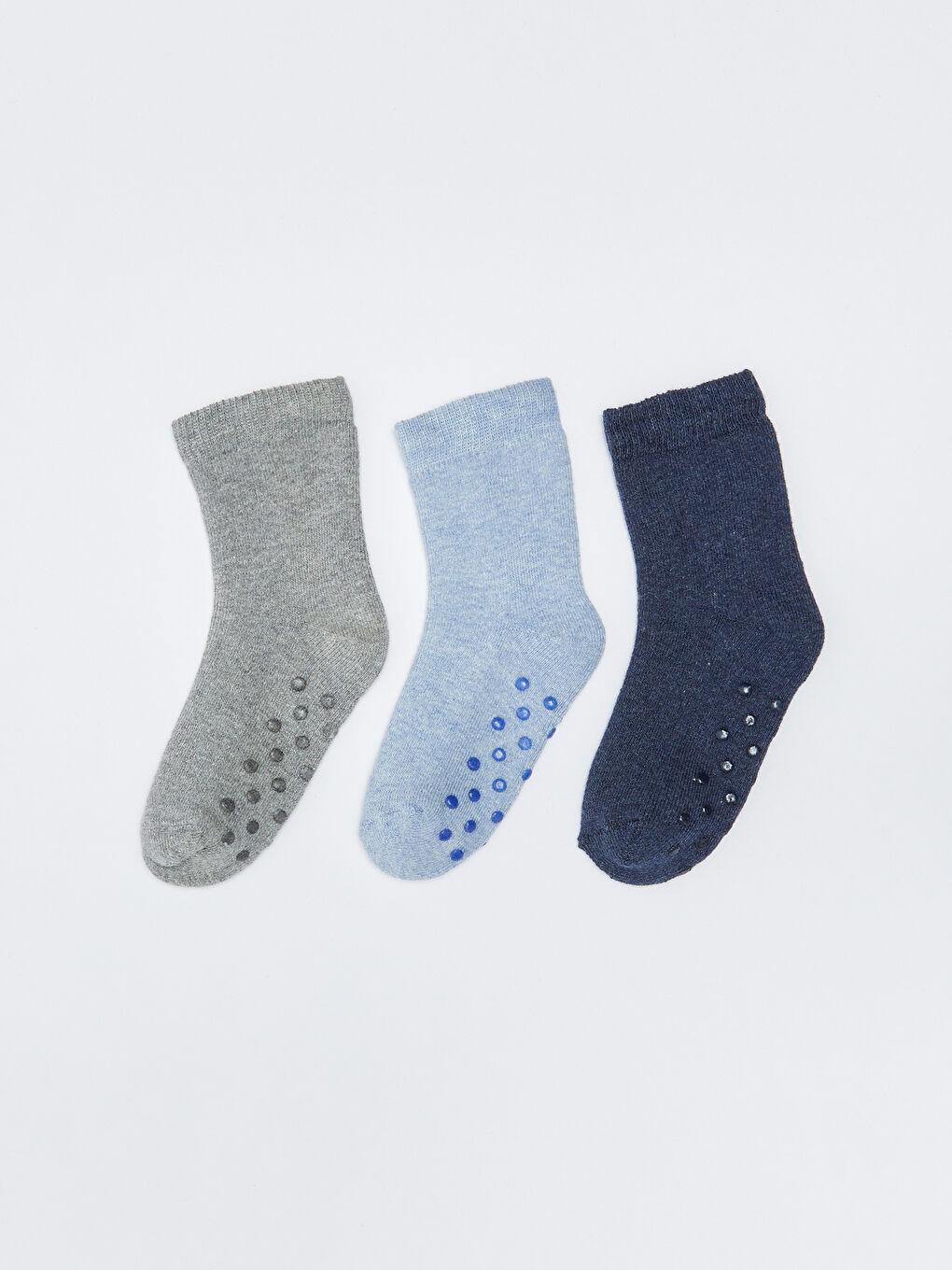 LCW baby Basic Baby Boy Towel Socks 3 Pack -W2AQ79Z1-998