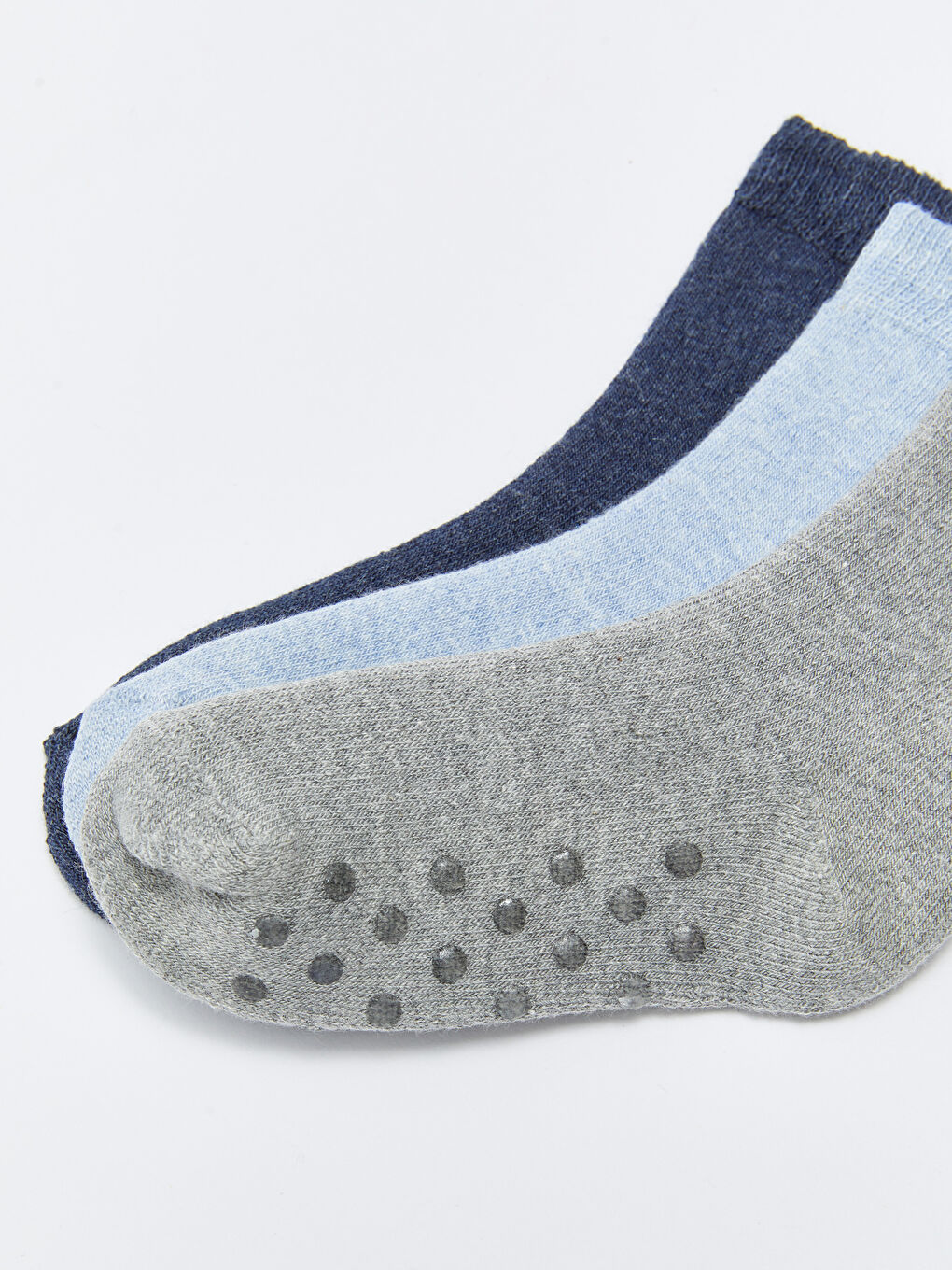 LCW baby Basic Baby Boy Towel Socks 3 Pack -W2AQ79Z1-998