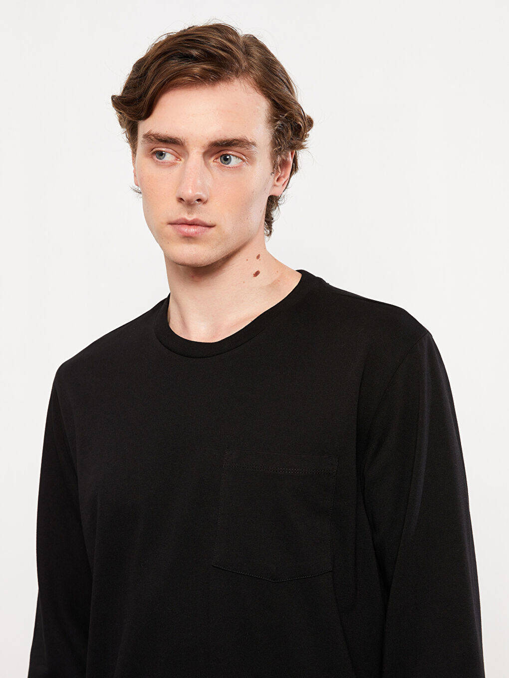XSIDE Bisiklet Yaka Uzun Kollu Erkek Sweatshirt -W2AR10Z8-CVL