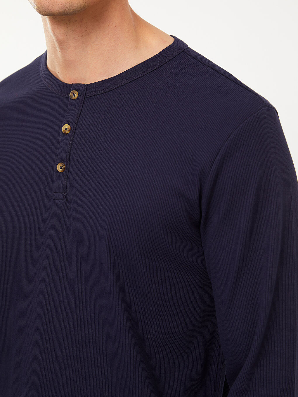 Crew Neck Long Sleeve Men's Sweatshirt-3