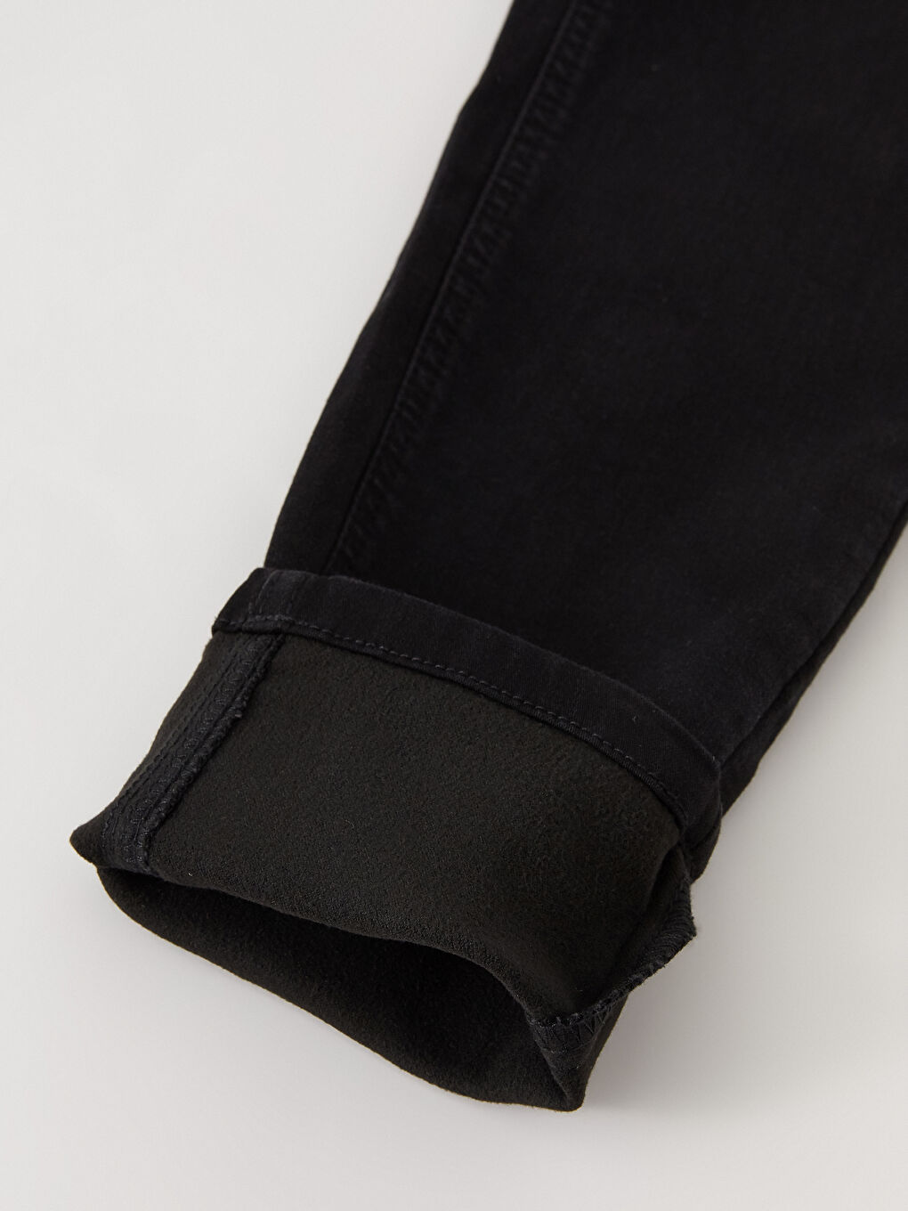 High Waist Jupıter Super Skinny Fit Women's Jean Pants with Fleece Inside-5